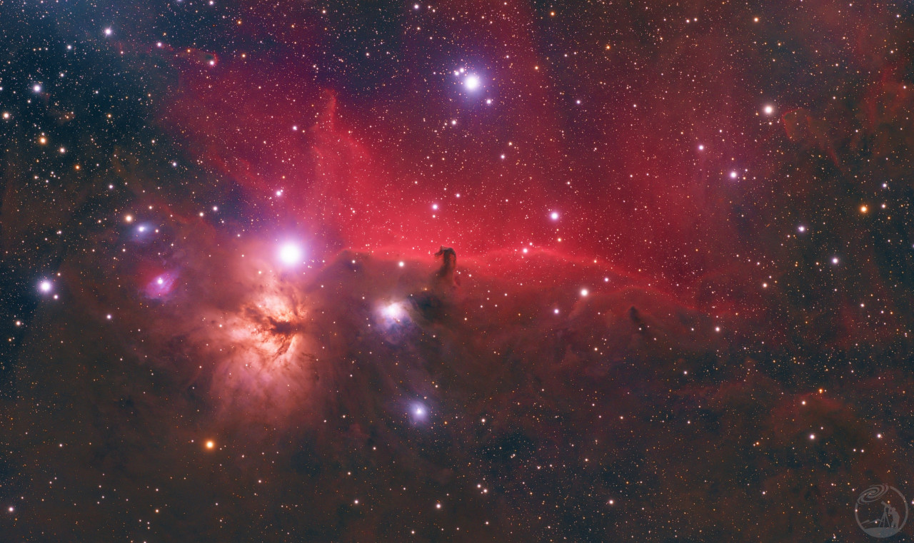 IC 443马头星云 & NGC 2024 火树星云