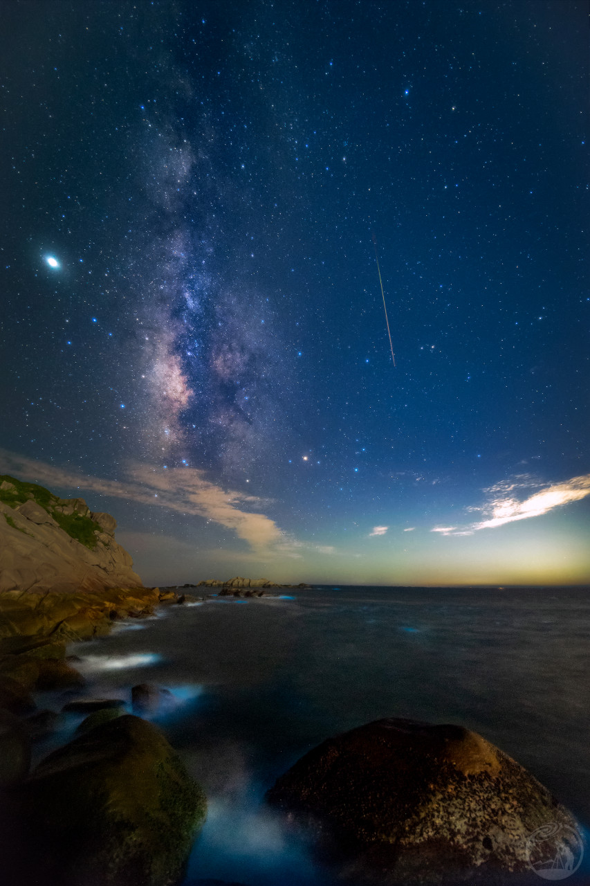 星辰大海（荧光海-银河-流星）