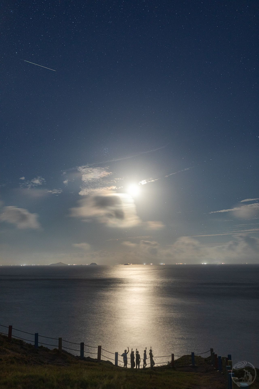 三蒜岛英仙座流星雨