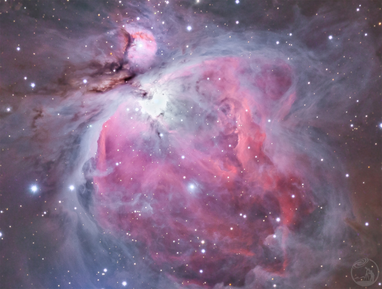 M42夜空中的水蜜桃