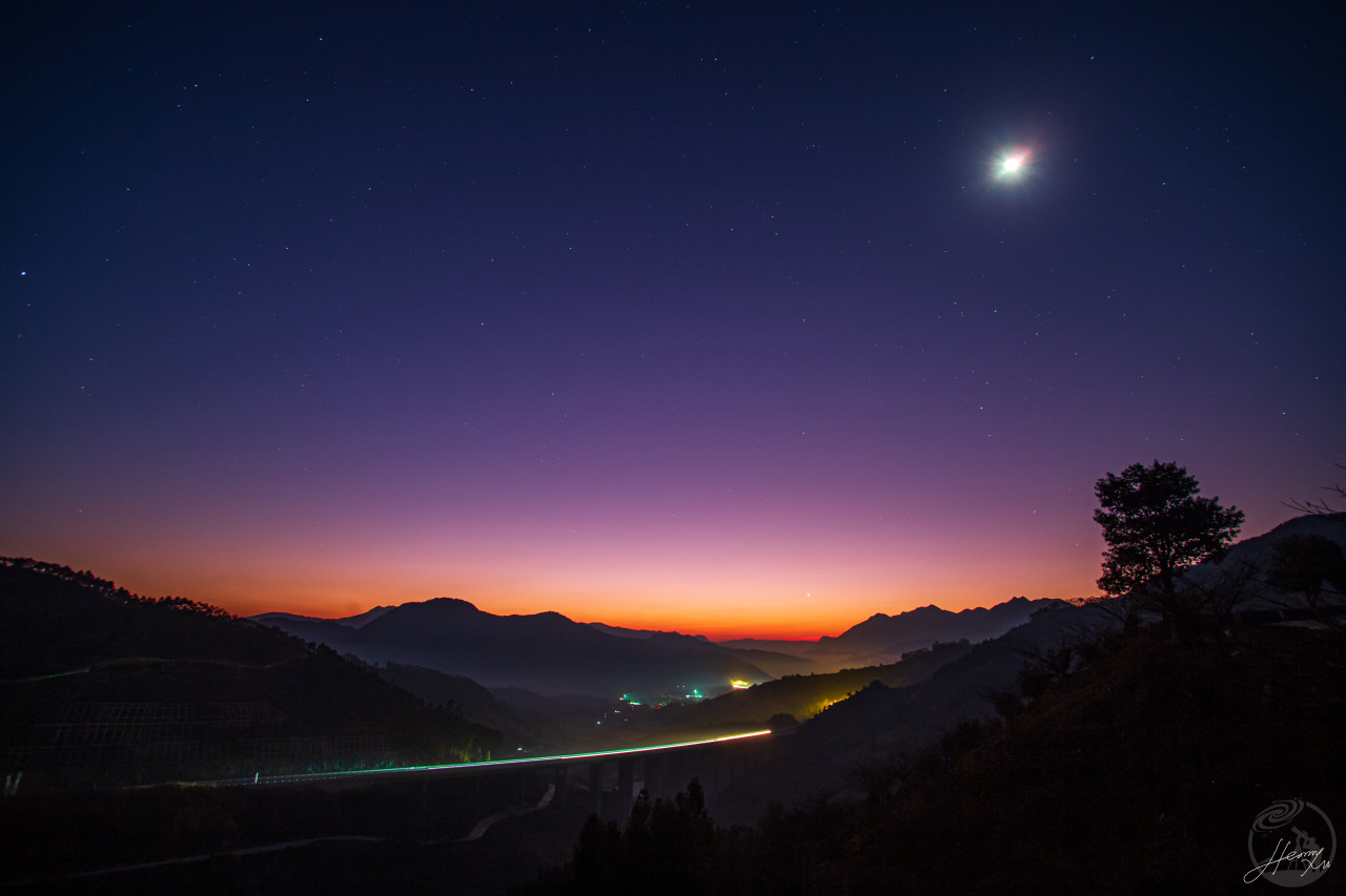 拂晓的星空