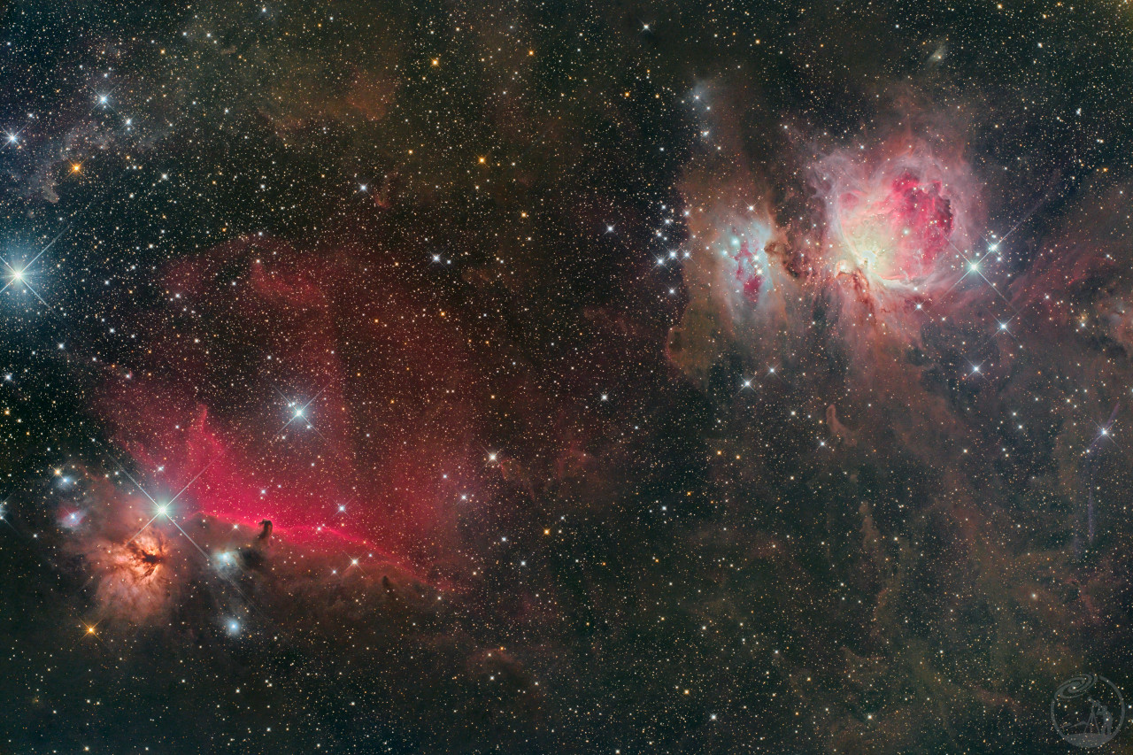 马头星云和猎户星云