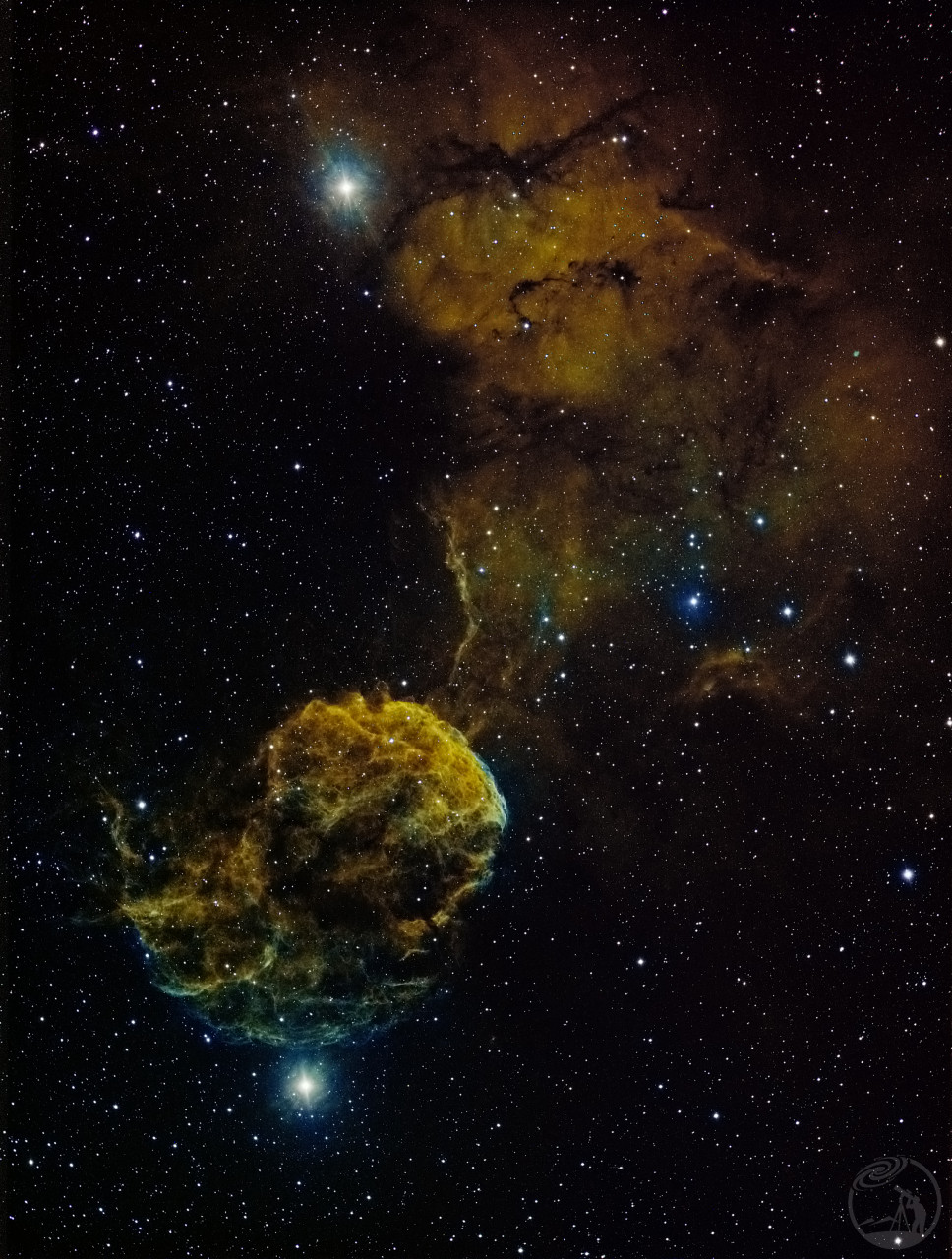 IC443水母星云和IC444