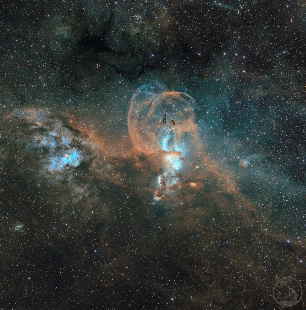 NGC3576自由女神星云