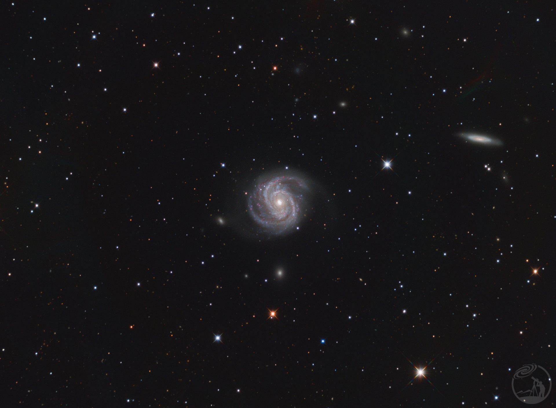 M100 | 室女座星系团最耀眼的漩涡星系