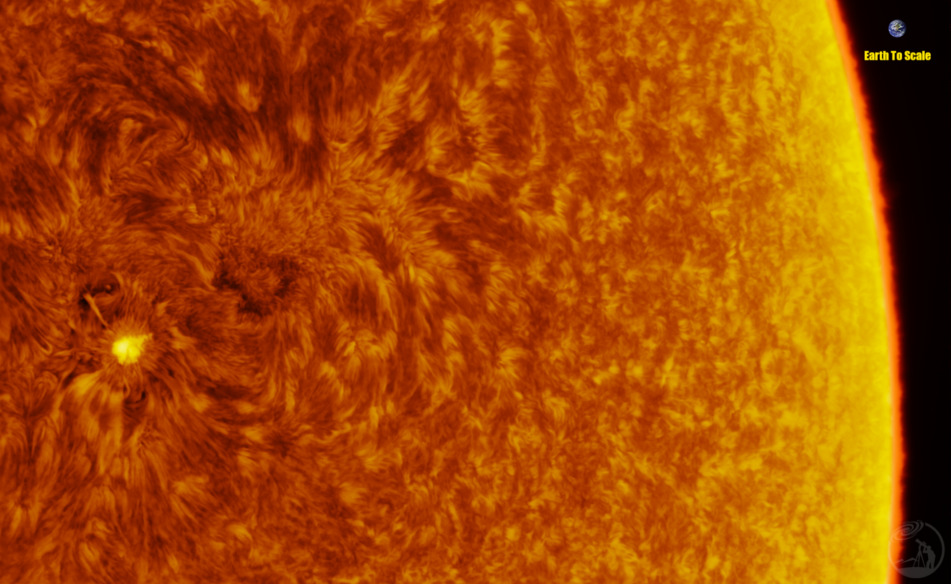 Sunspots AR2824 on 22nd May 2021