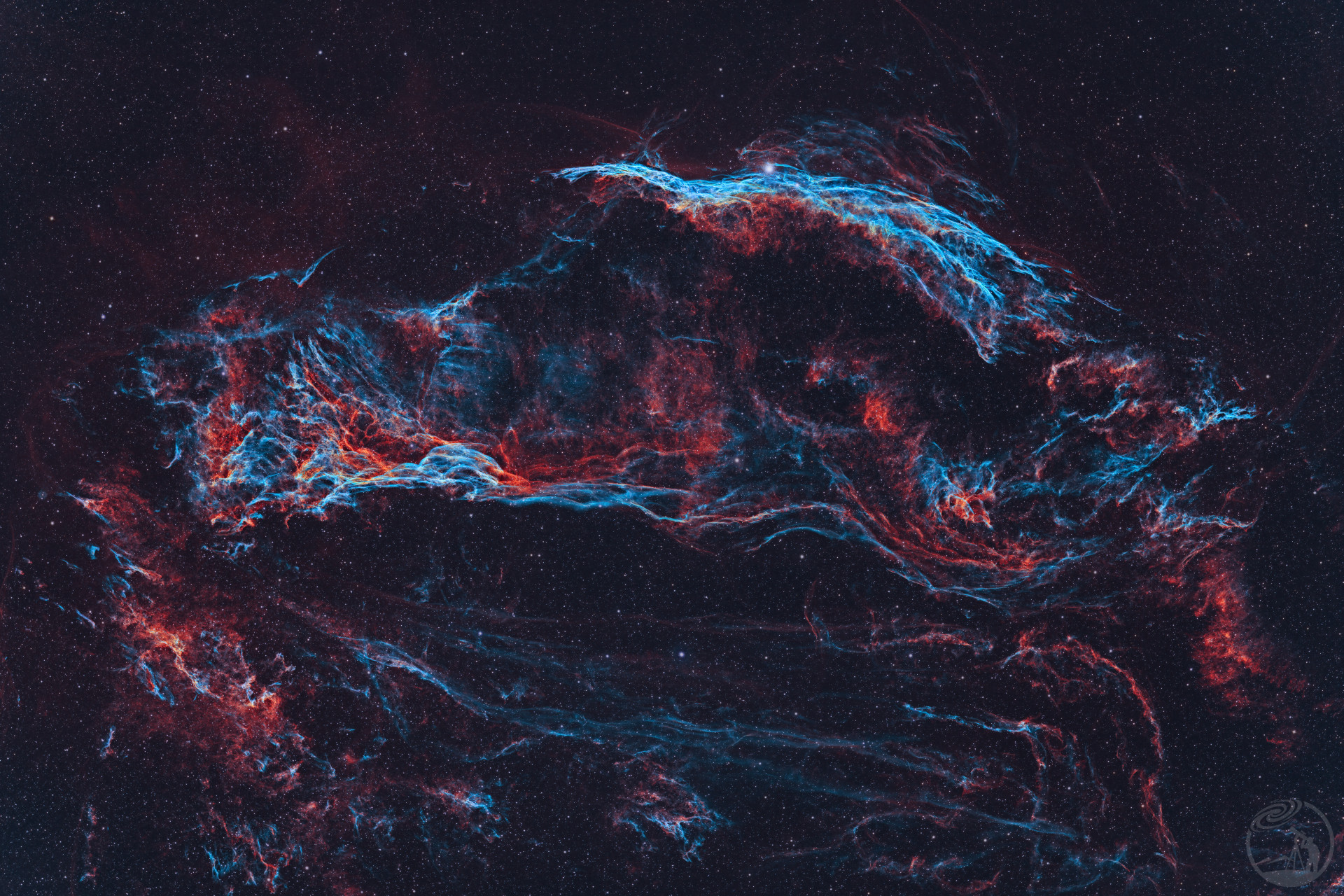 西面纱星云，NGC6960