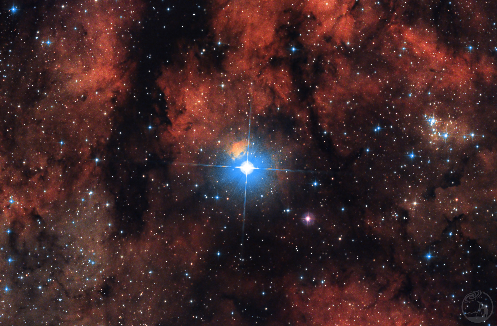 IC1318蝴蝶星云局部