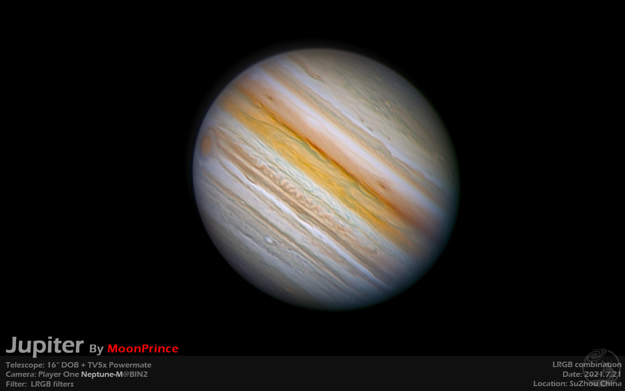 木星和大红斑，今年行星第一次出摊，16"DOB+Neptune-M