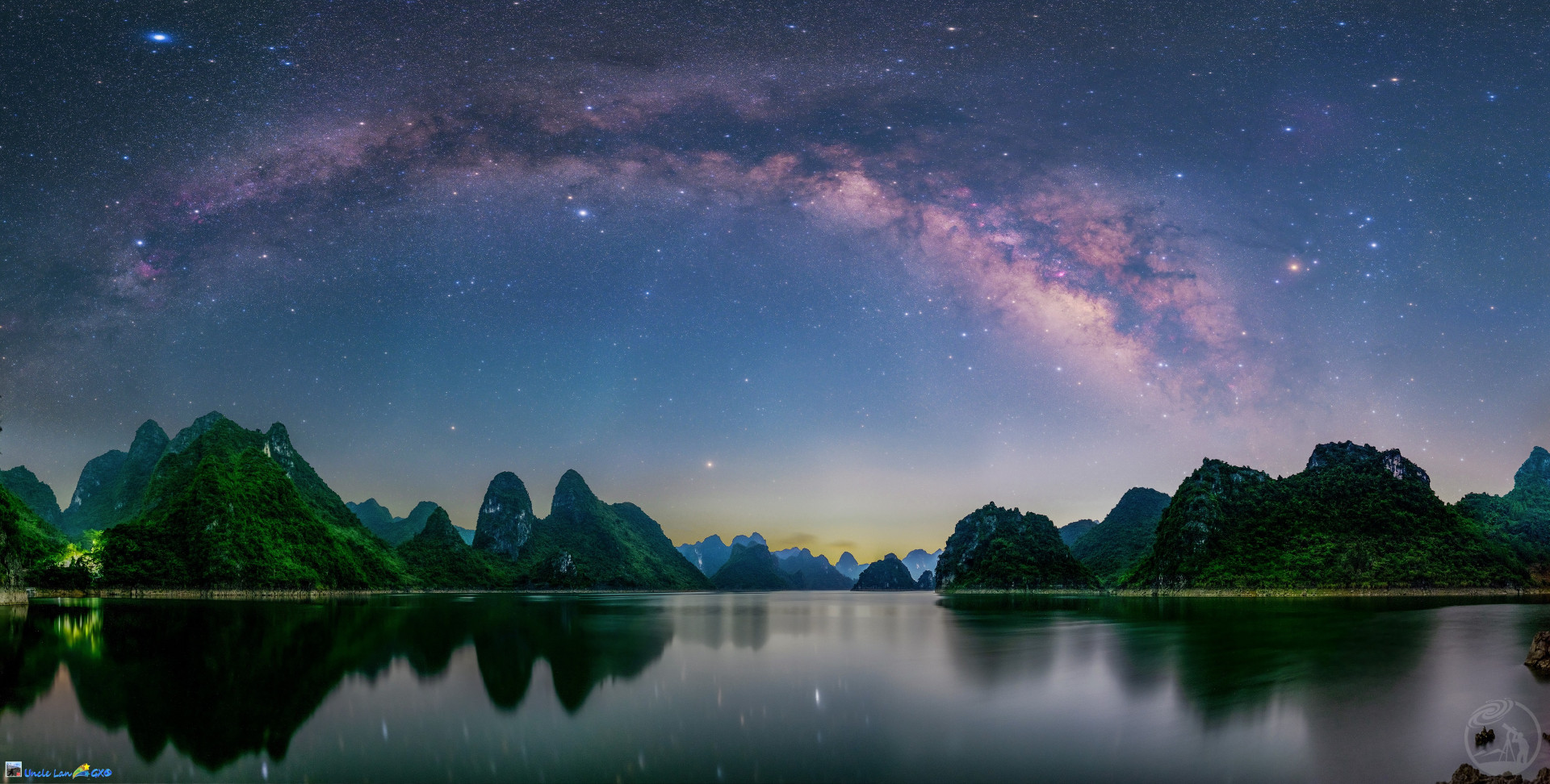 寂静的大龙湖之夜