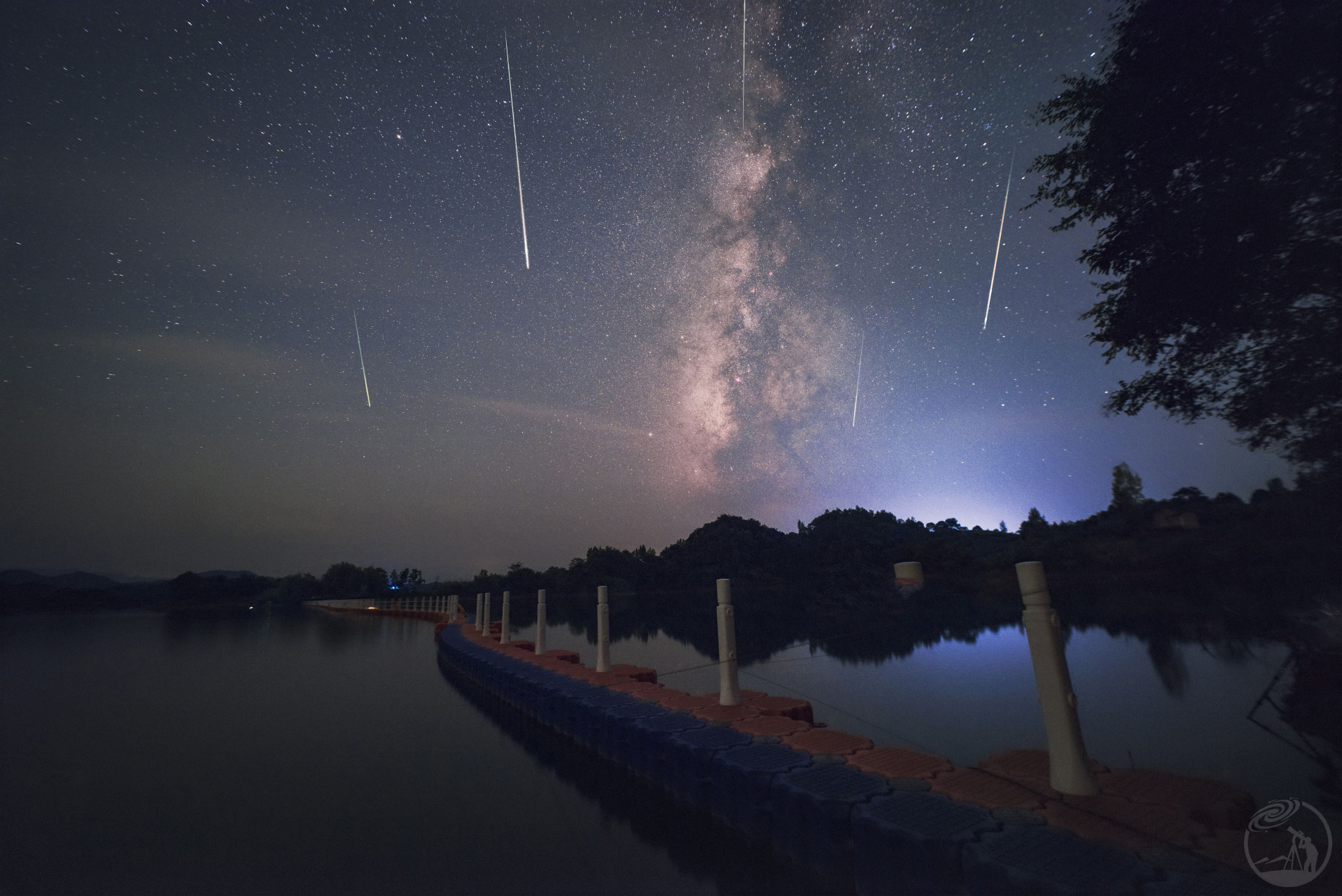 千岛湖英仙座流星雨