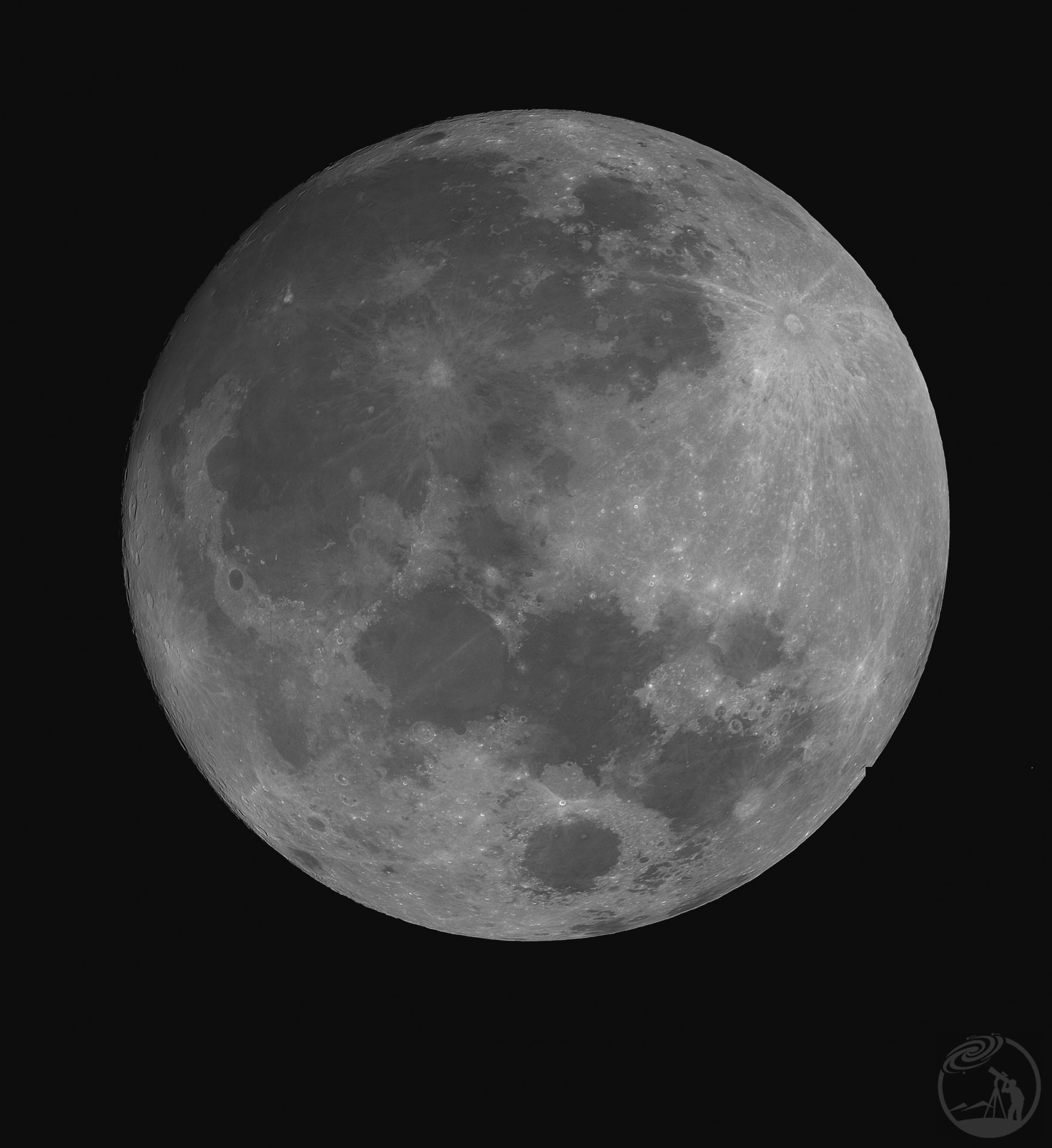 第一次全景拼接满月