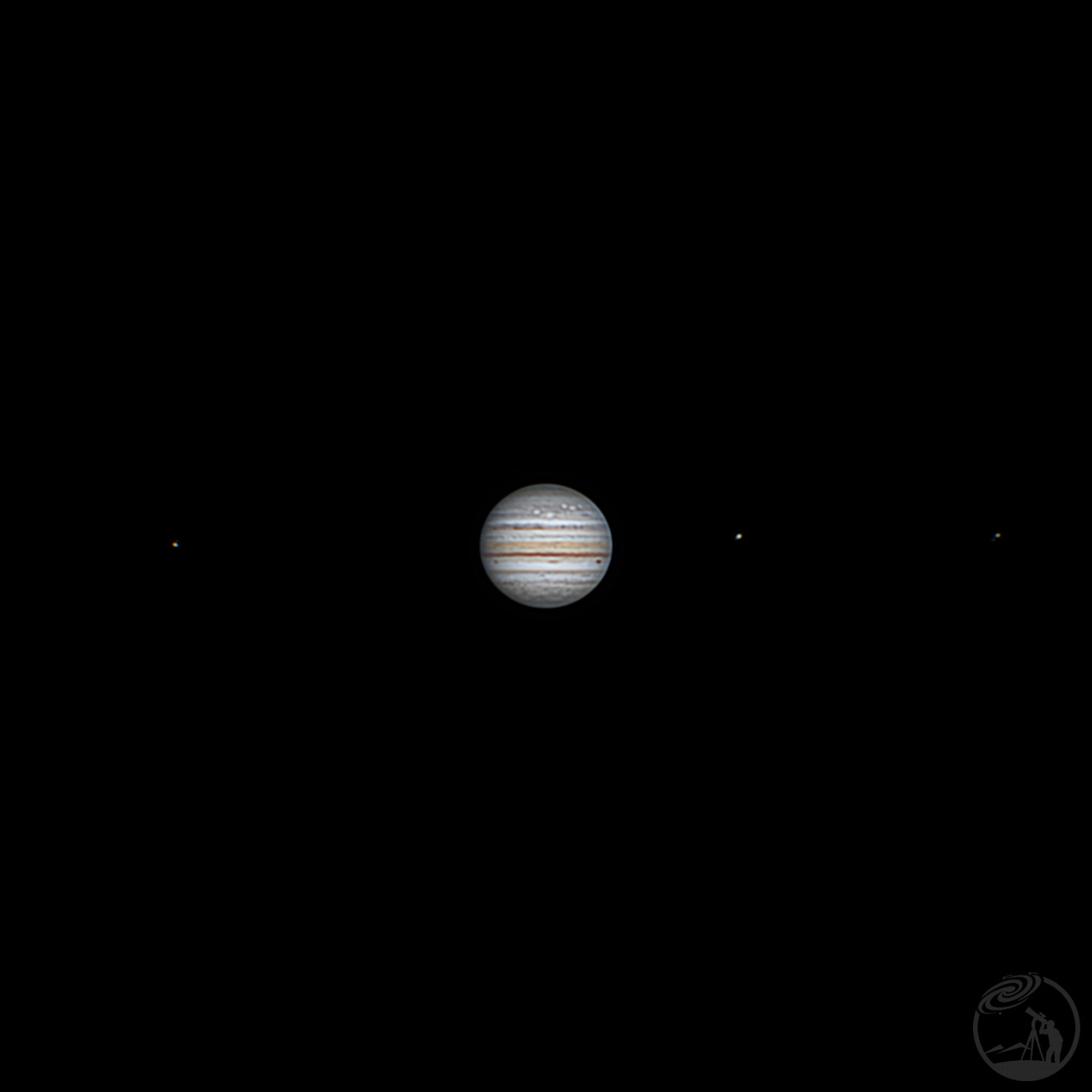 木星和木卫一、二、三