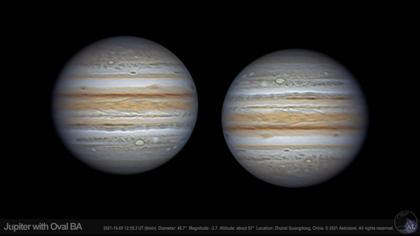 新相机ASI485MC拍的木星