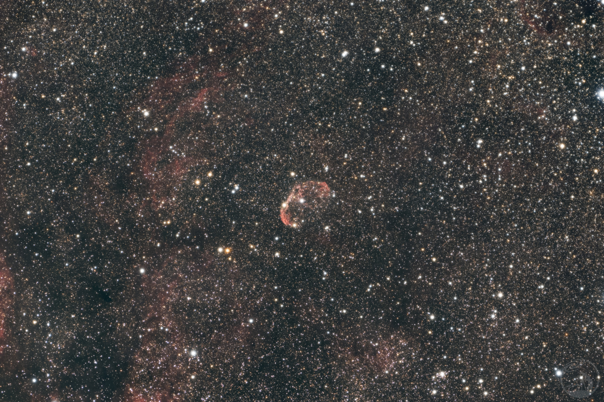 云缝里挤出一个半小时的ngc6888