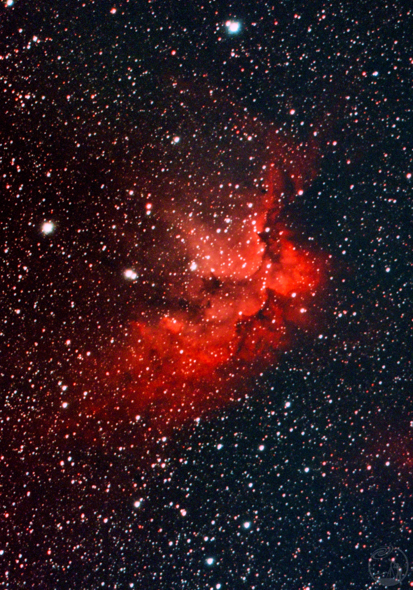 C8HD+F2作品-NGC 7380，巫师星云