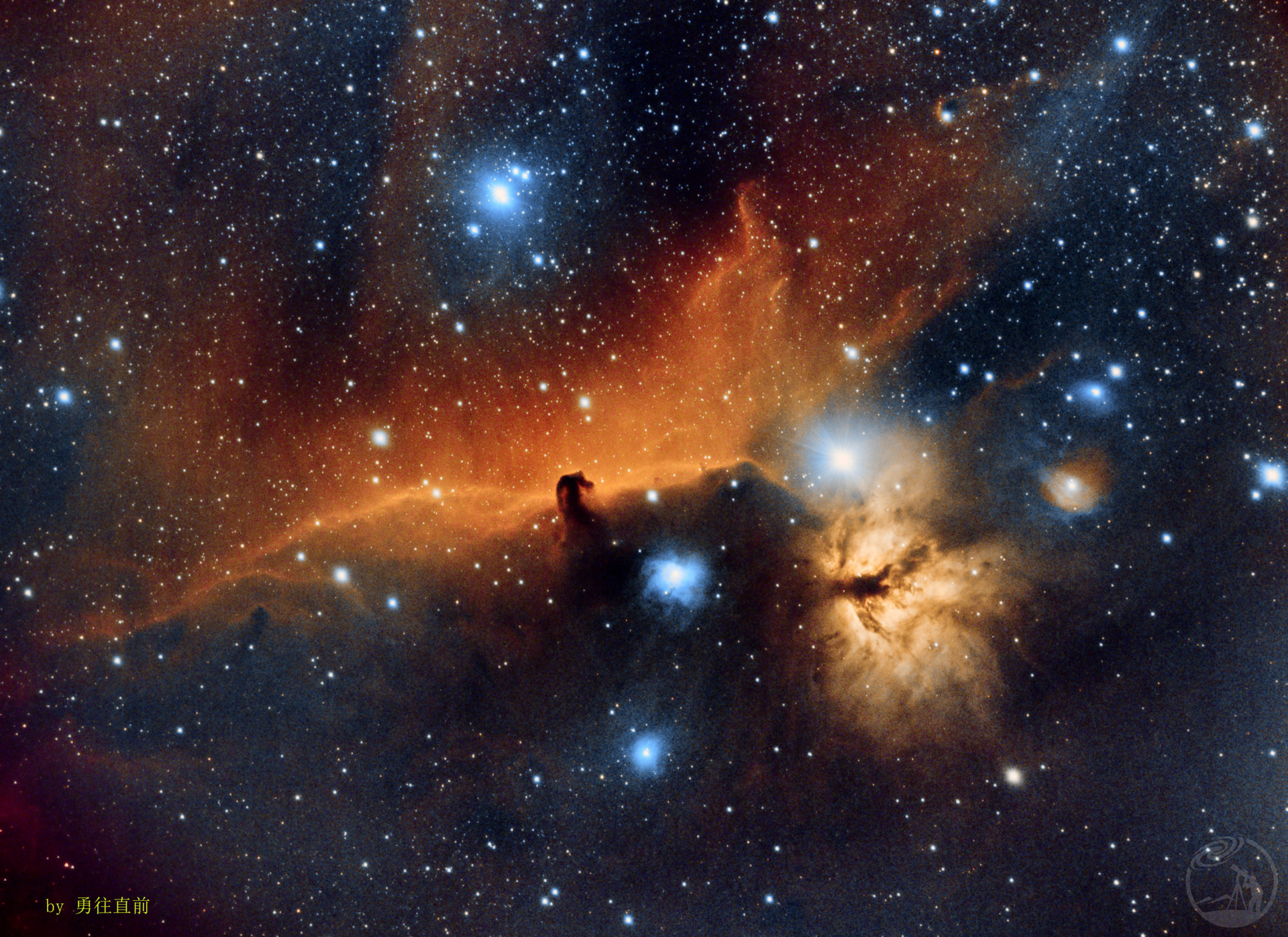 施卡快镜作品-马头星云（IC434)