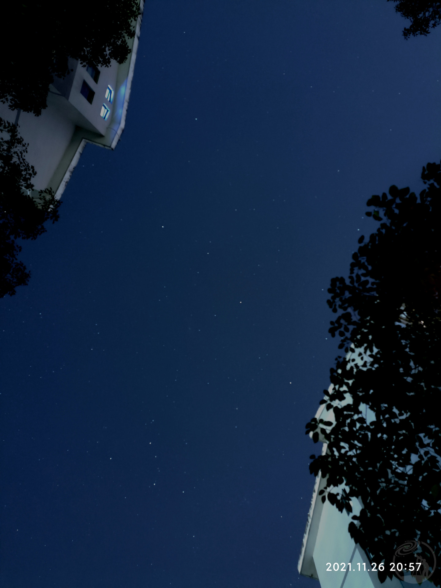 楼下星空