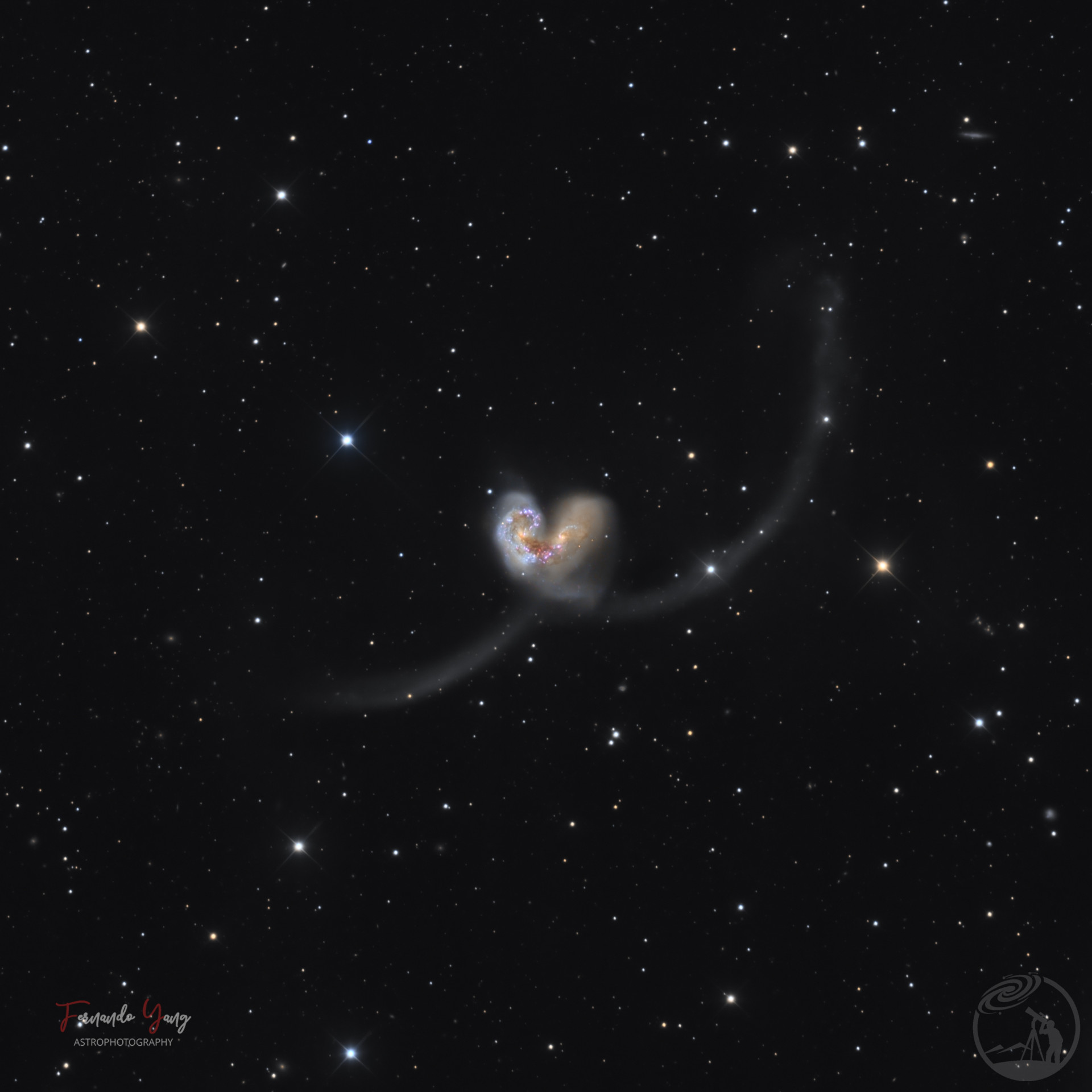 NGC 4038/9 触须星系 
