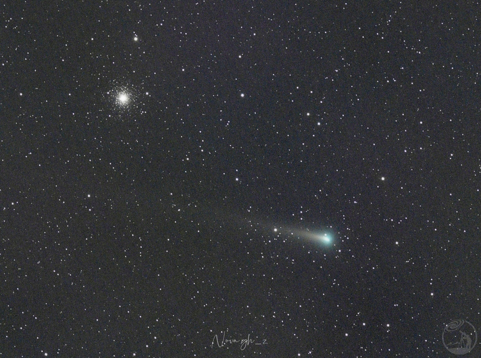 彗星C / 2021 A1与M3擦肩而过（重置）