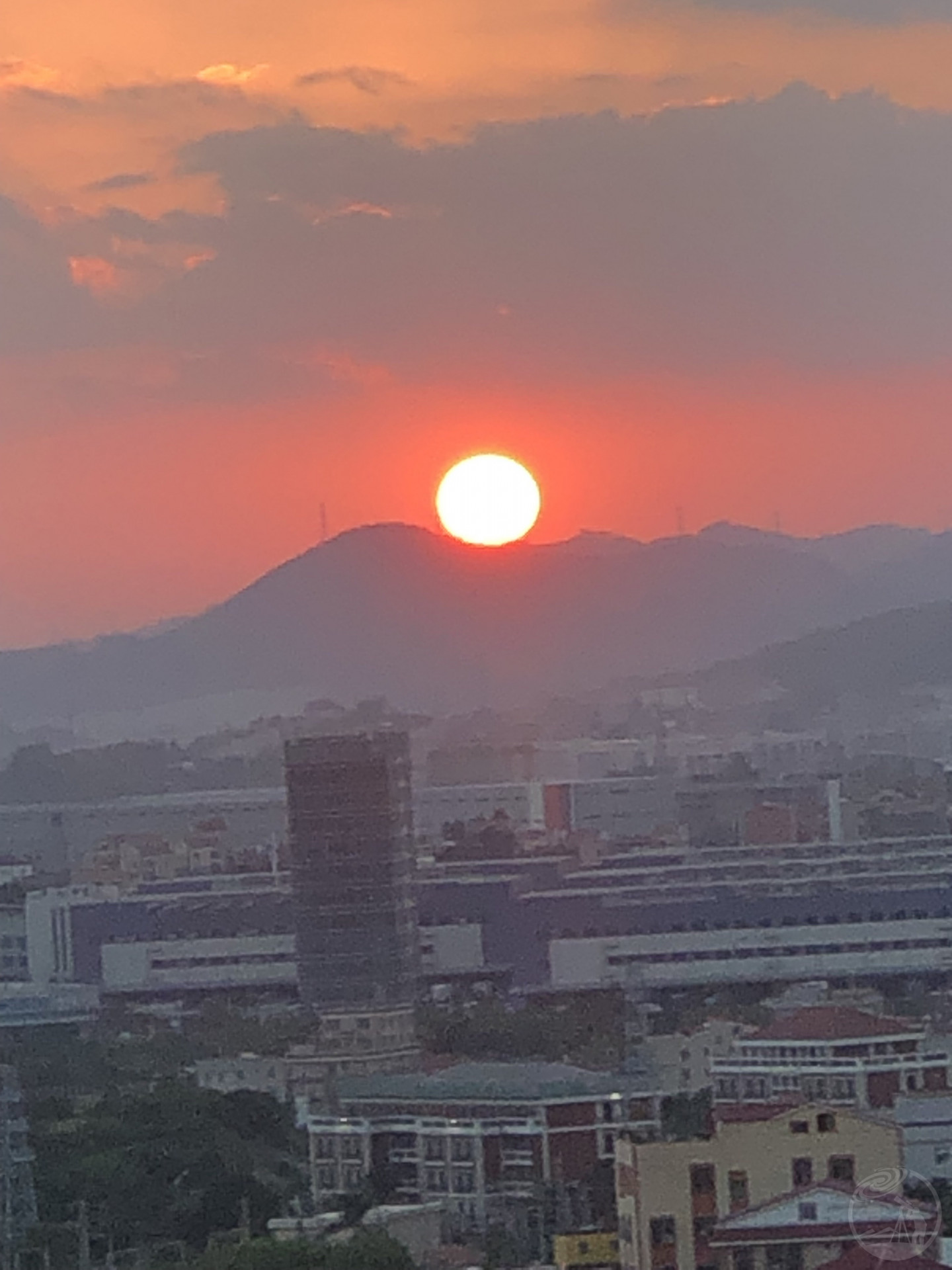 落日