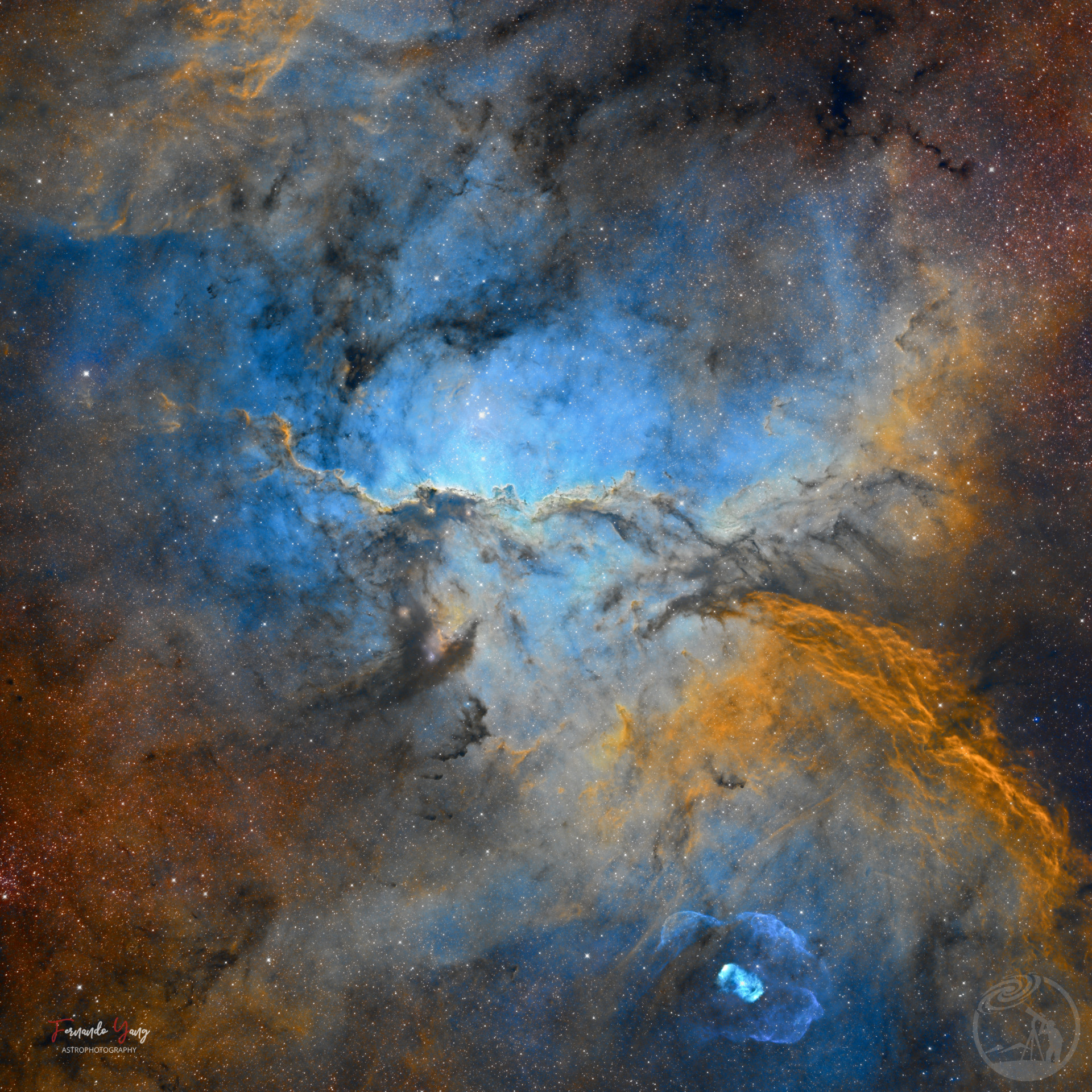 NGC 6188 双龙戏珠