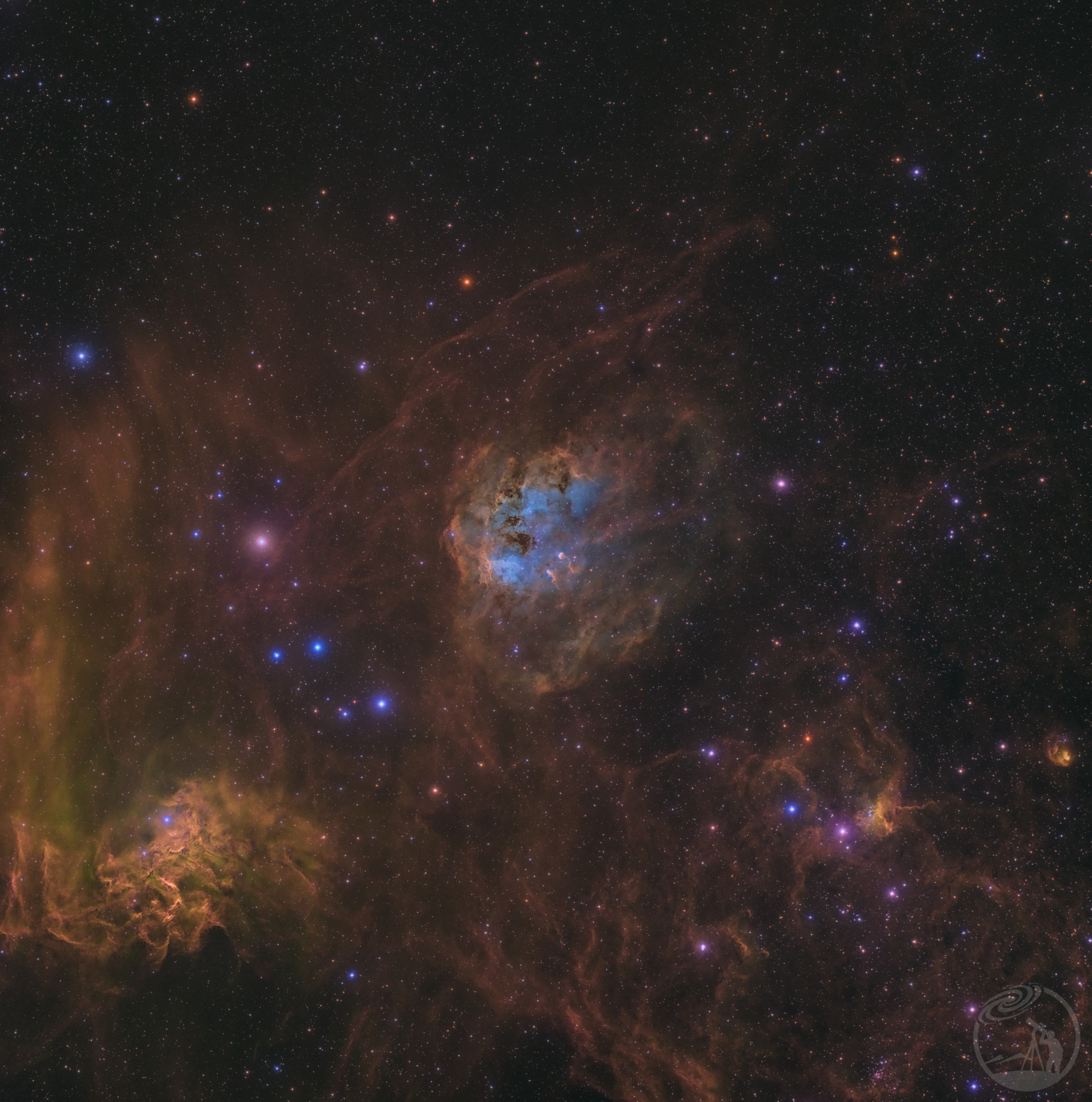 蝌蚪与火焰（IC410，IC405）