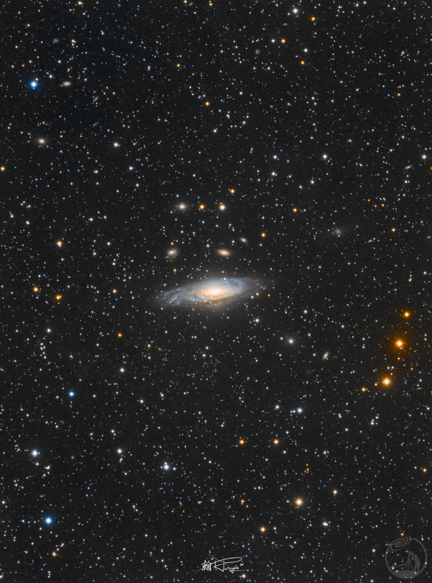 NGC7331 鹿舔星系群