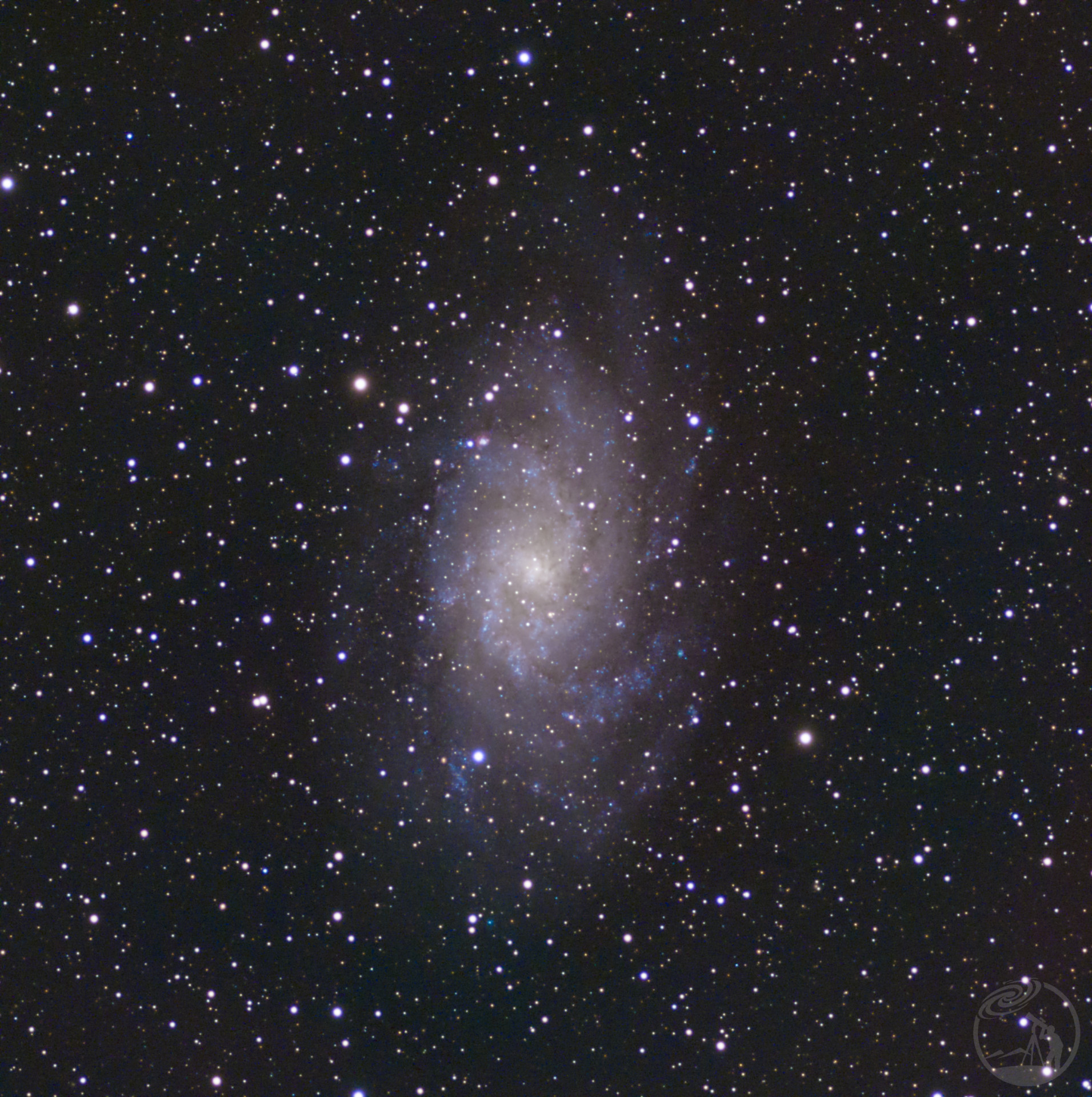 EM-31正式开光，M33三角座星系