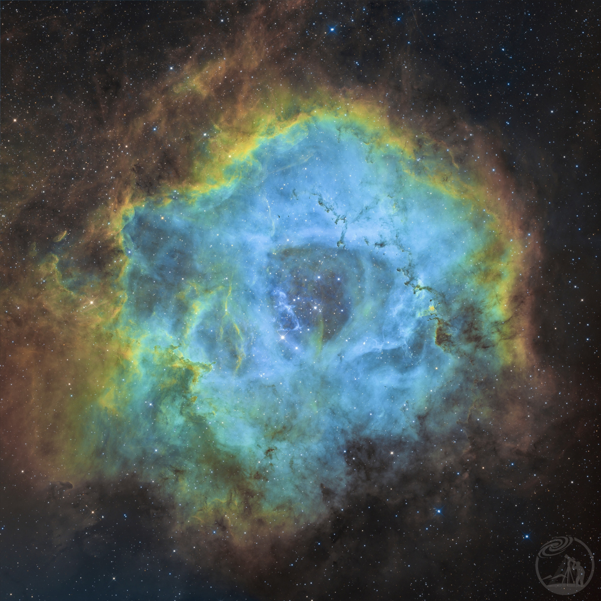 窄带ngc2244玫瑰星云