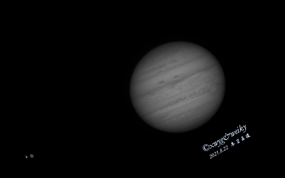 8.22木卫-木星（黑白场旋版）