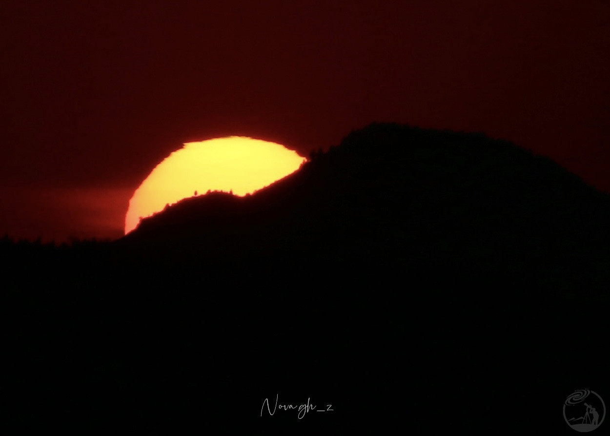 夕阳落山前的最后一撇