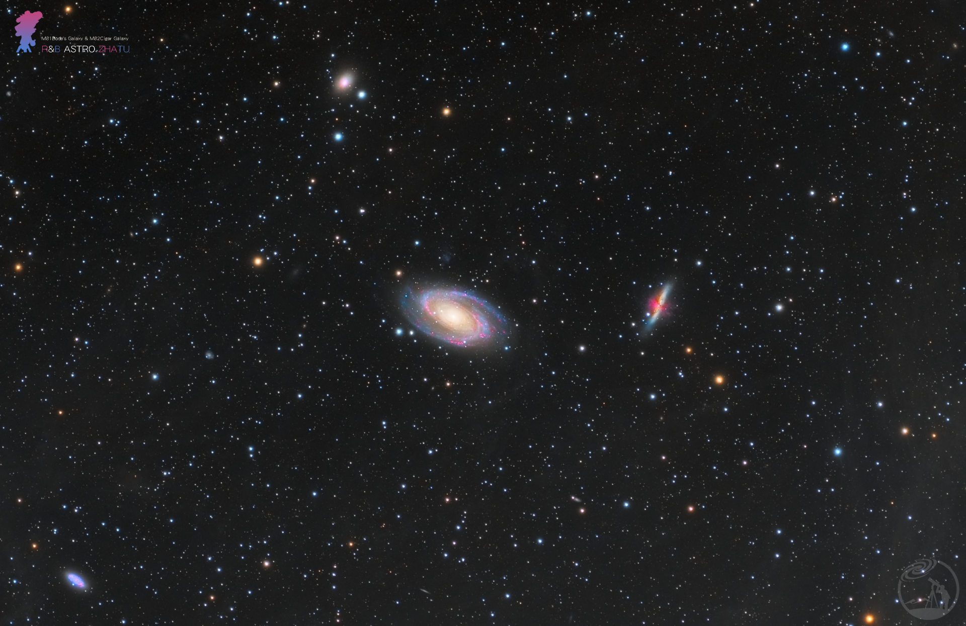 M81&M82伯德星系 雪茄星系