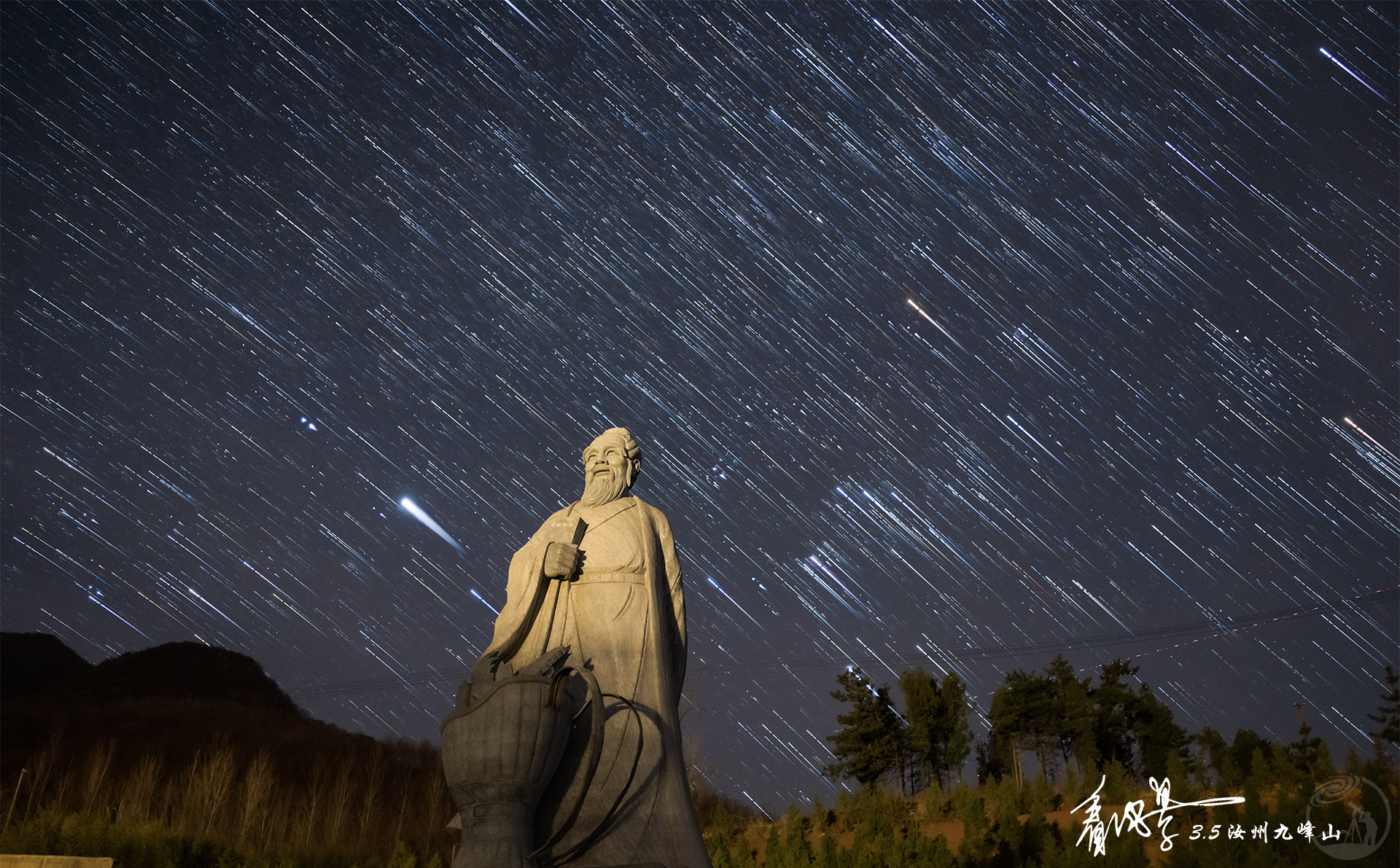 仰望星空的古人