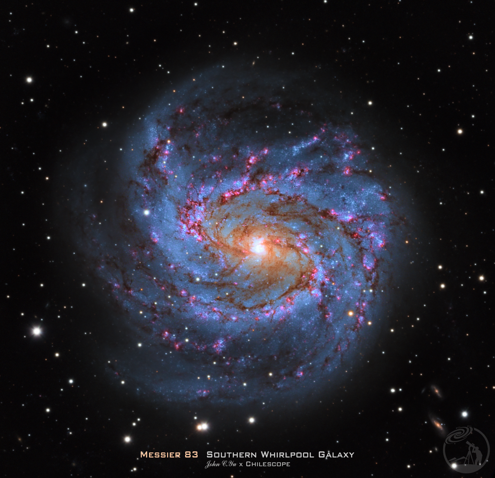 M83 南风车星系LRGB