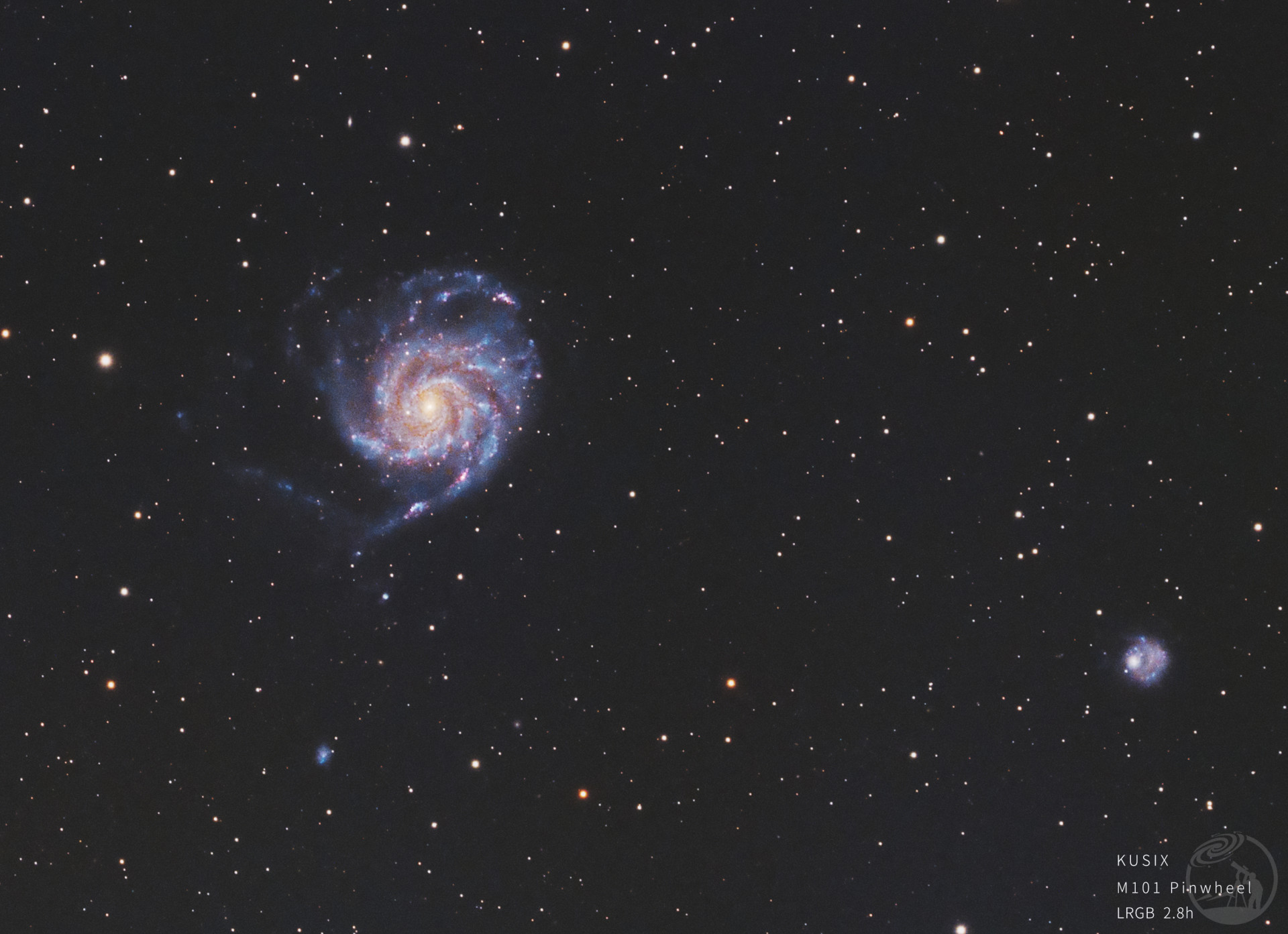 M101 风车星系（市郊打野）