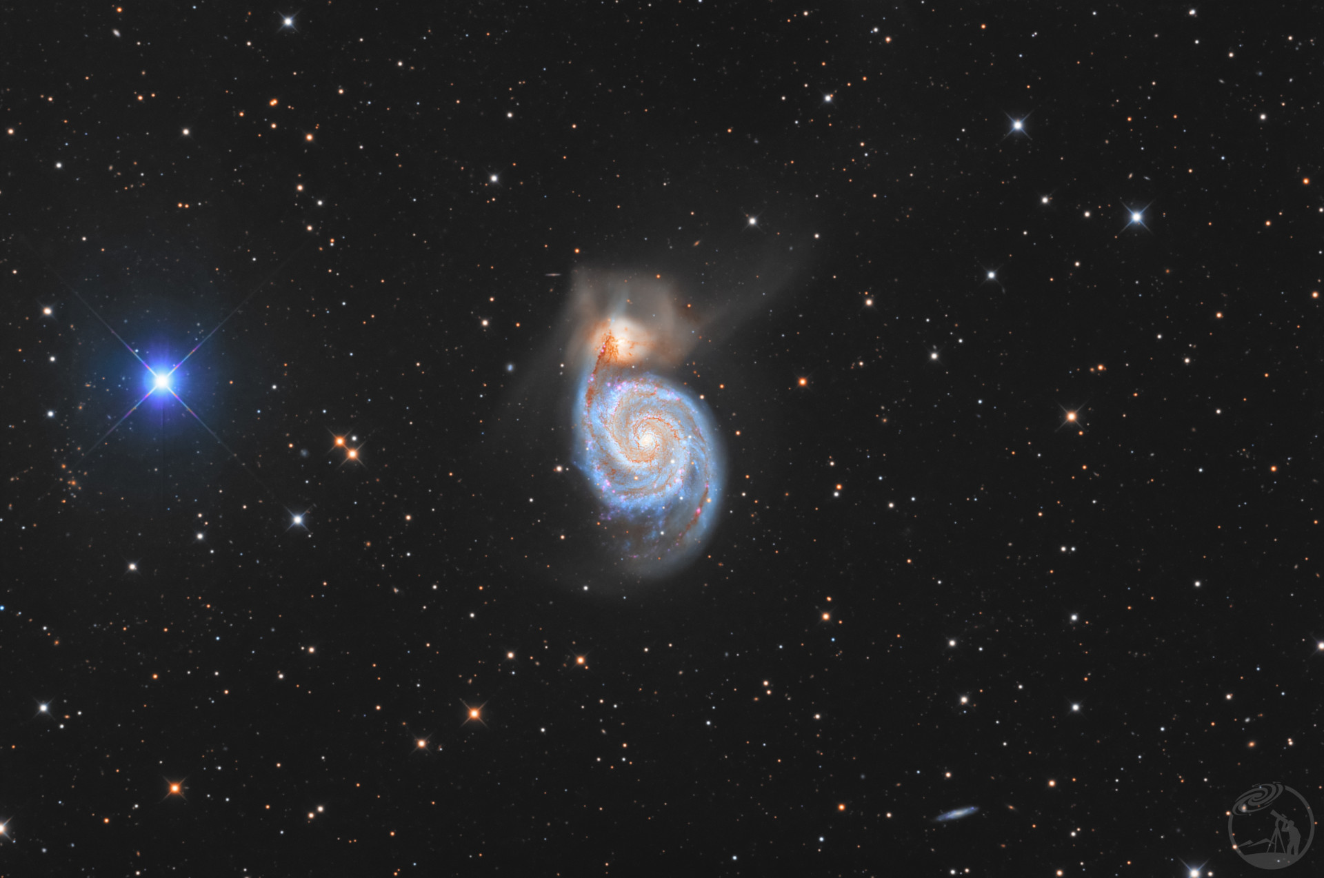 M51漩涡星系LRGB