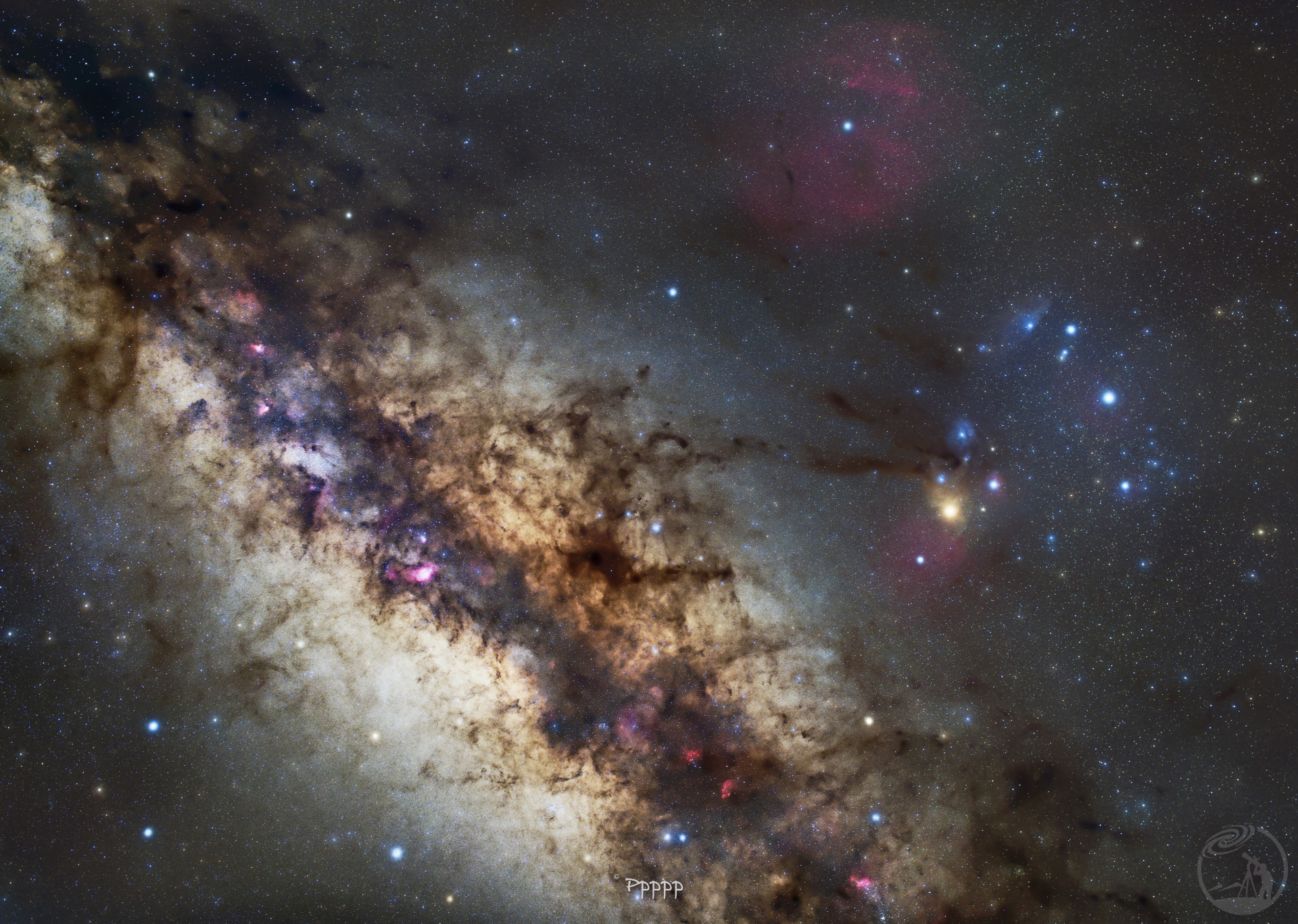 35mm镜头下的银河星空