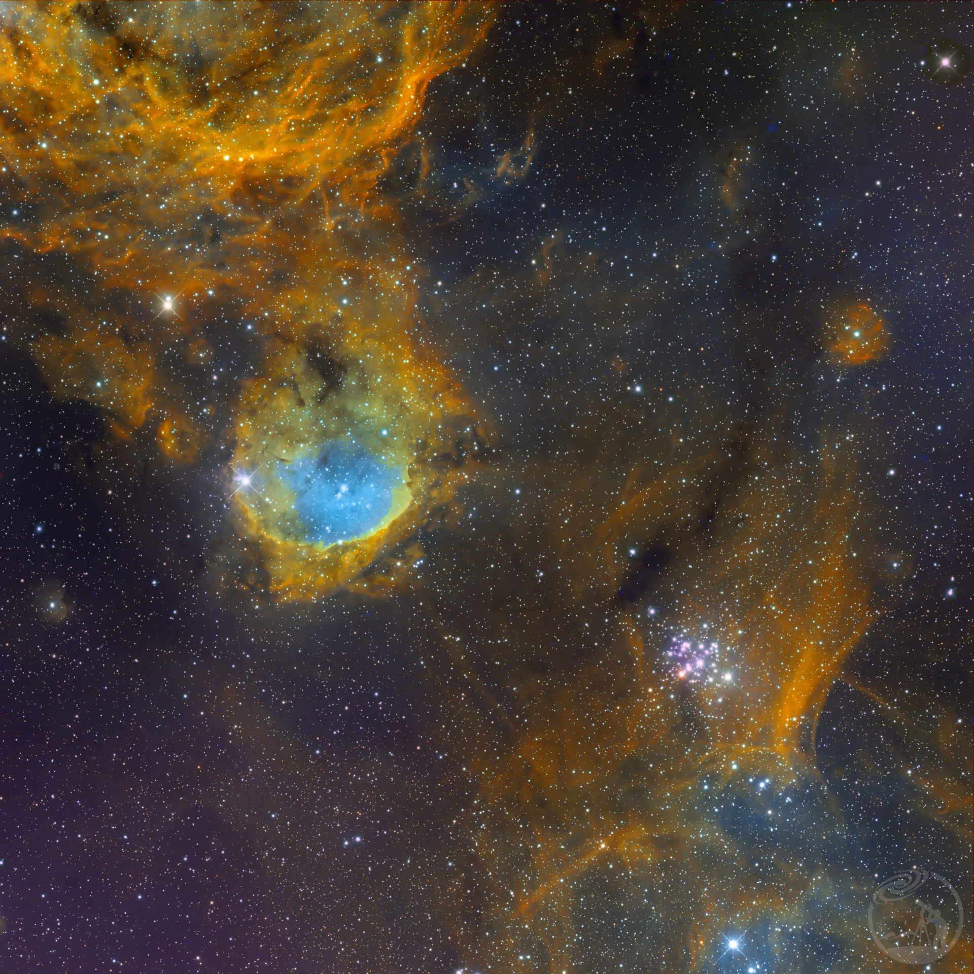 ngc3324钥匙孔星云