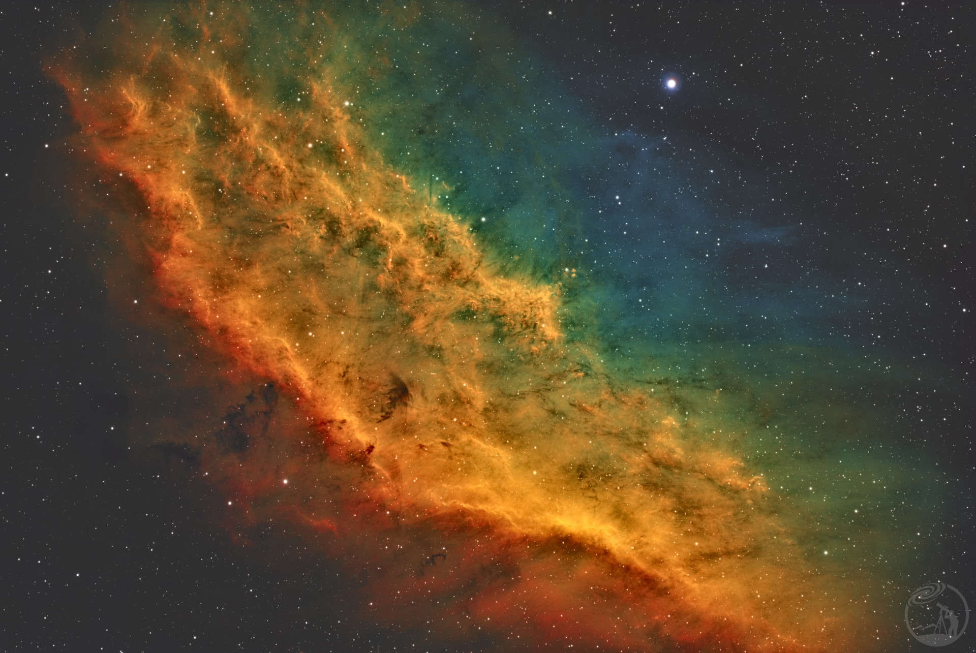 NGC1499加利福尼亚星云