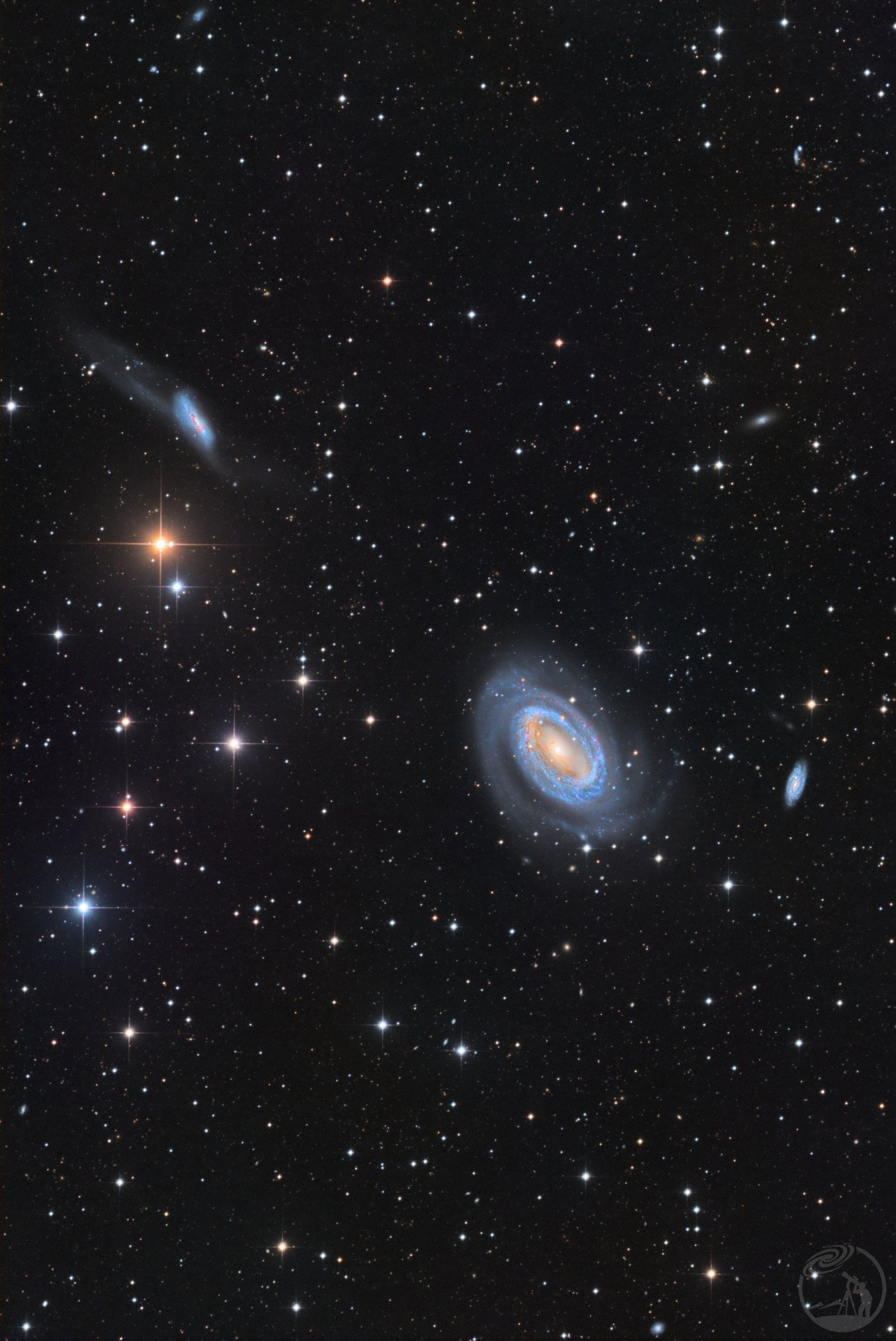 NGC4725与NGC4747