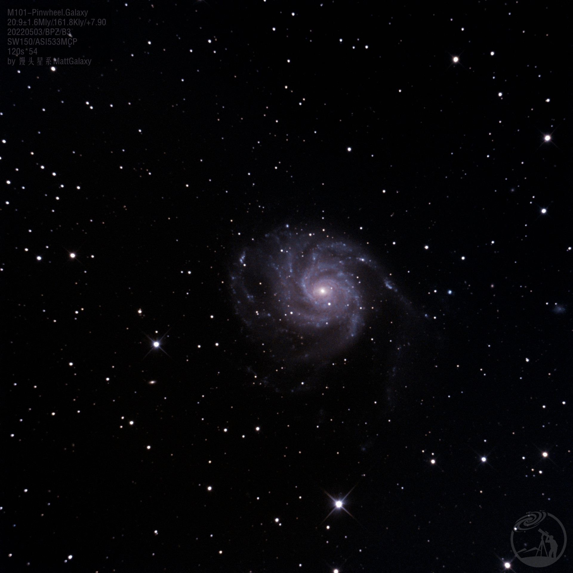 M101 Pinwheel Galaxy 风车星系