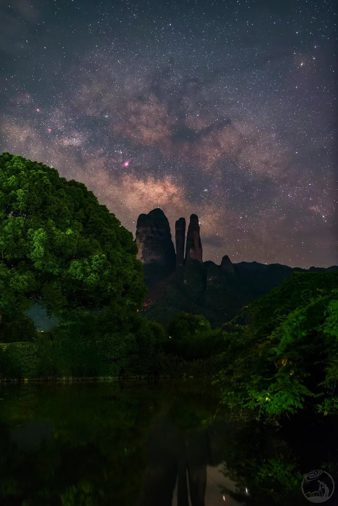 江郎山的银河