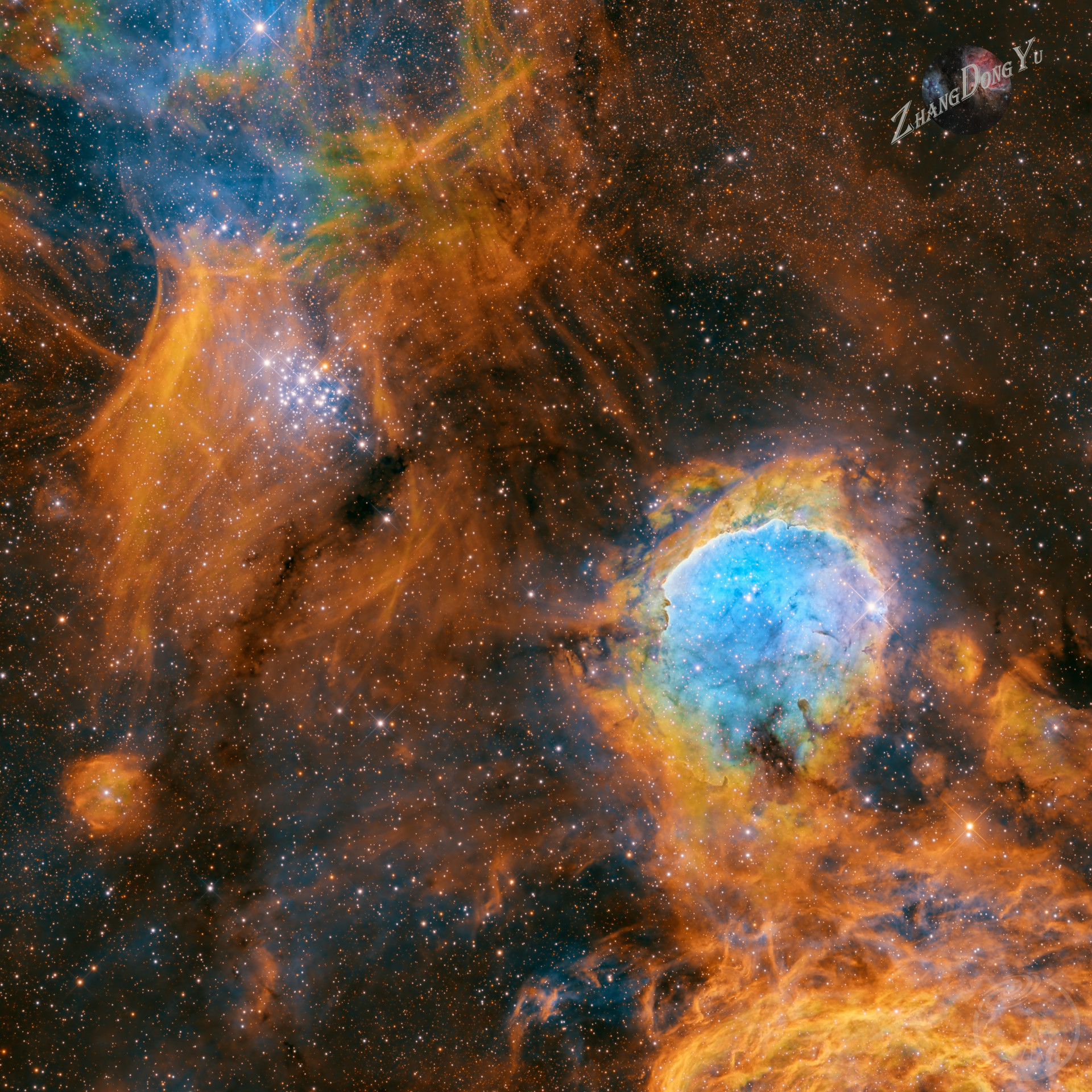 NGC3324、NGC3293