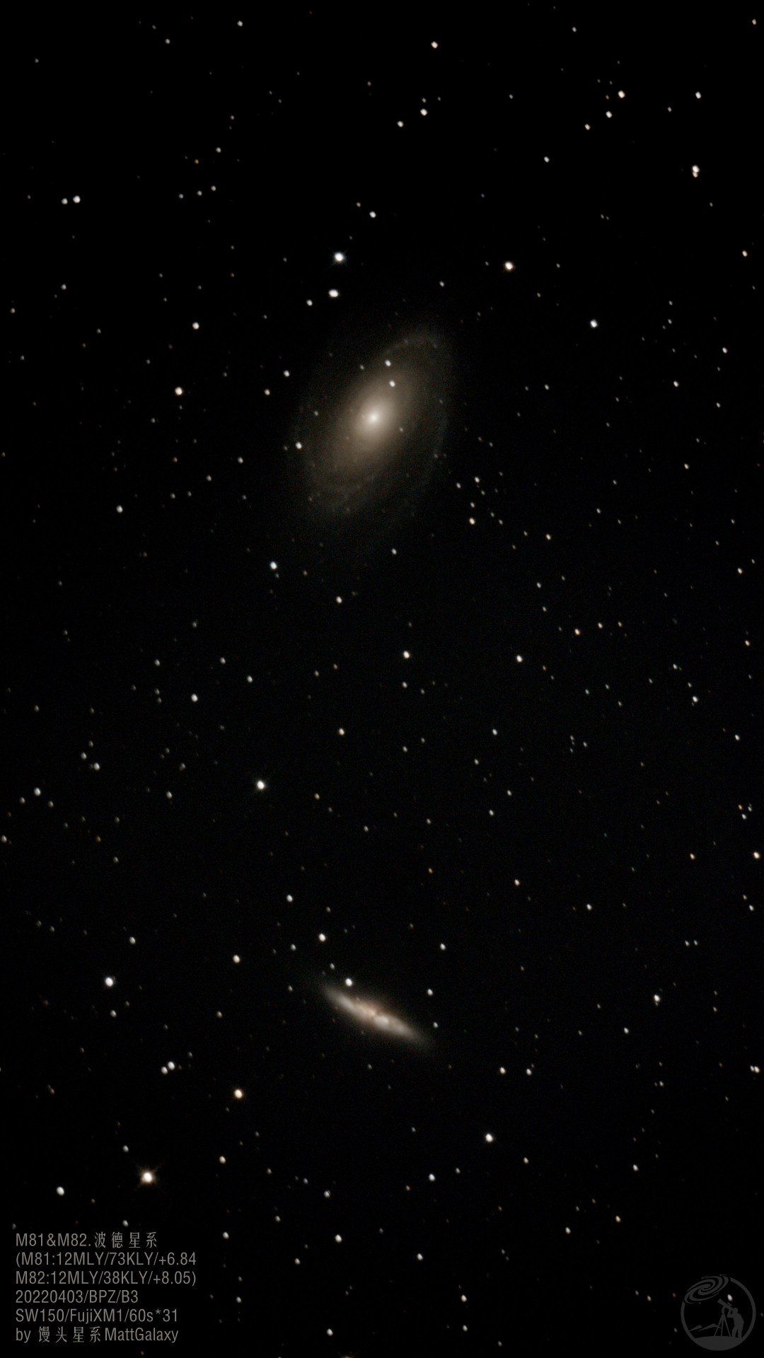 M81&M82 波德星系