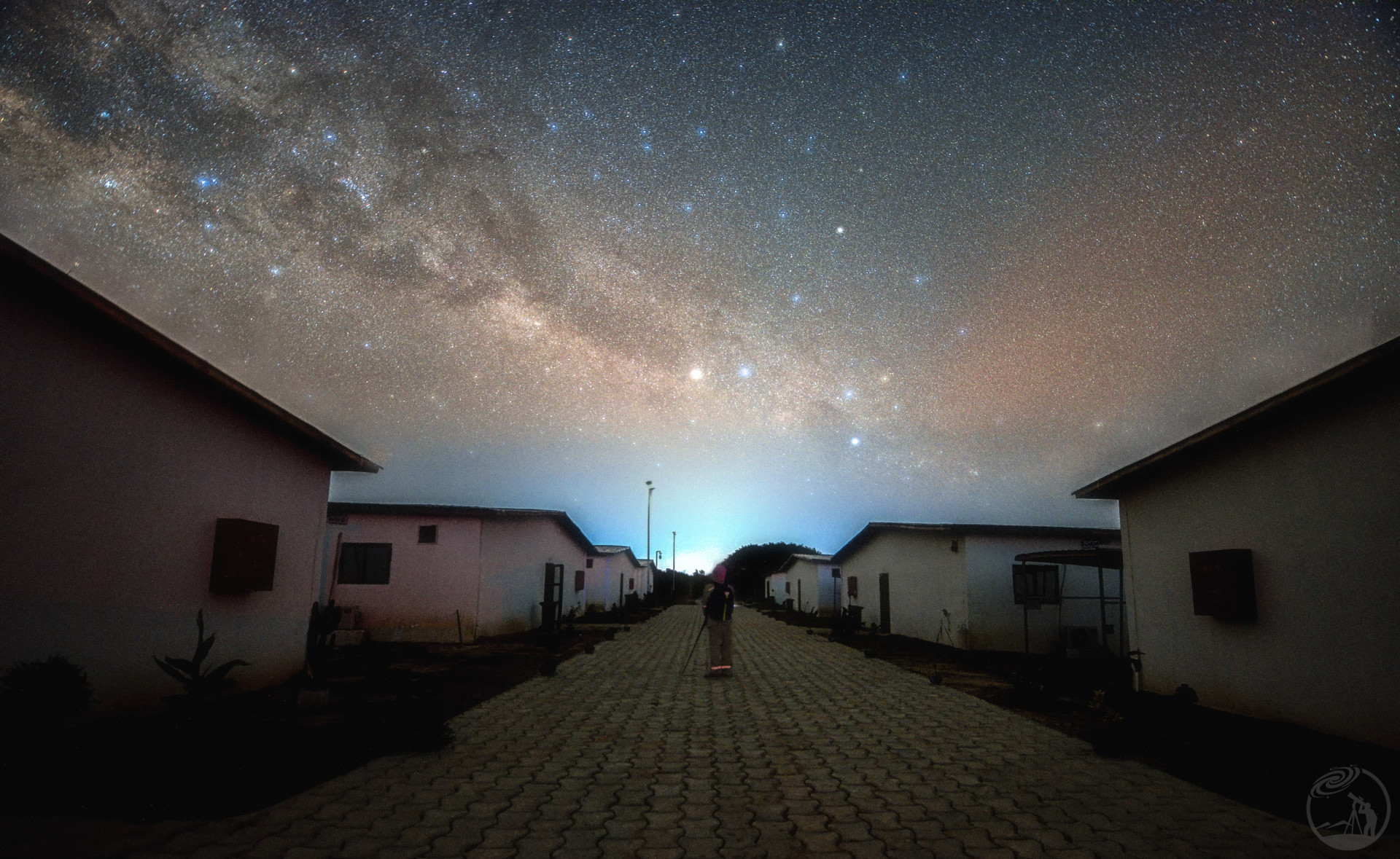 星空和气辉