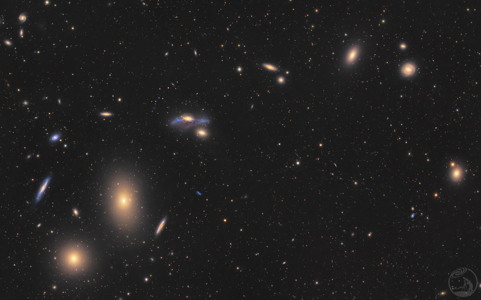 NGC4438，M86，M84，马卡良