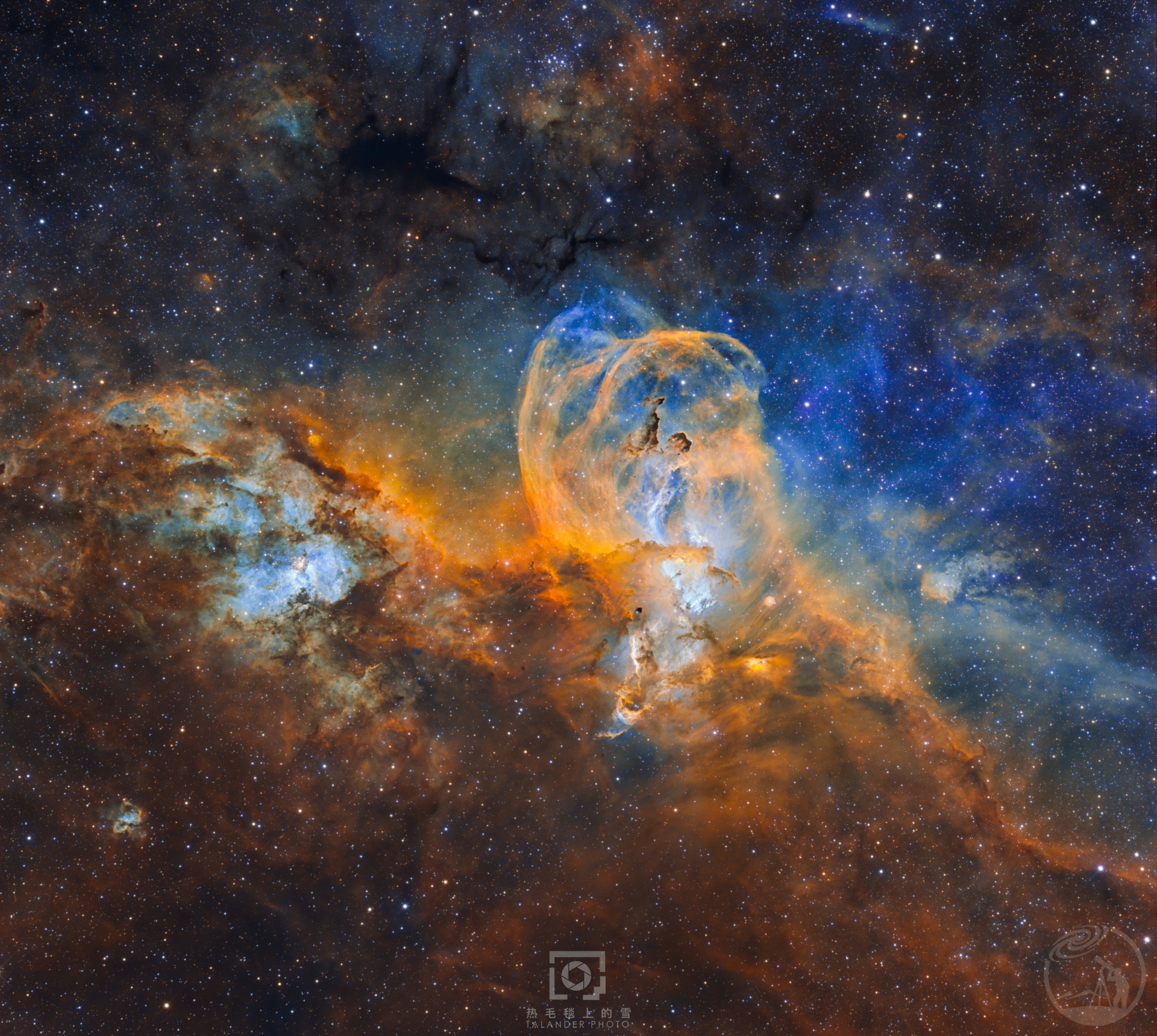 NGC3576 自由女神像星云