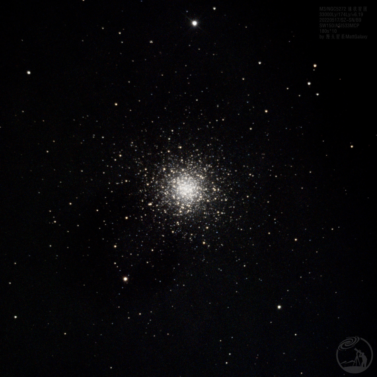 M3/NGC5272 球状星团