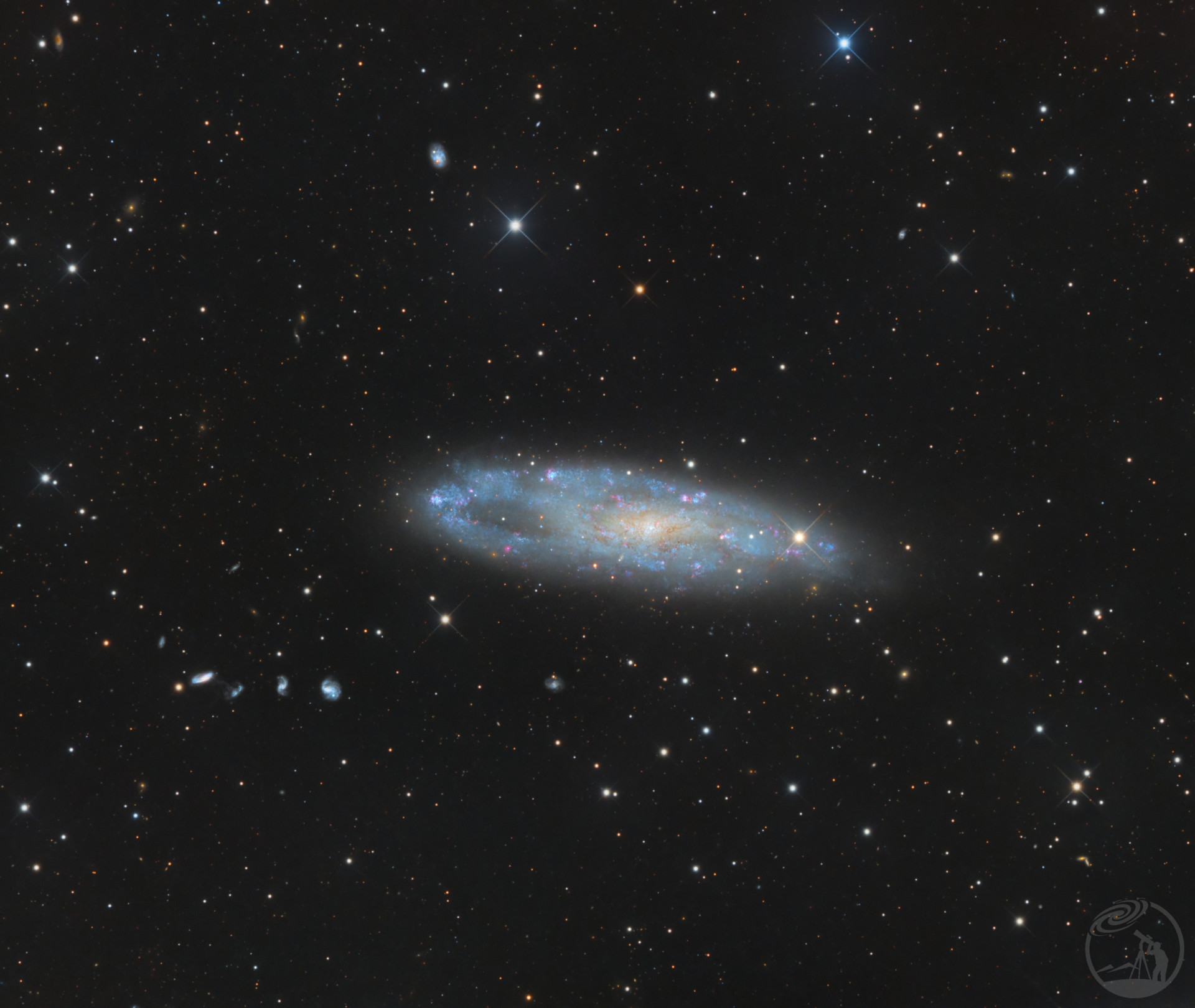 NGC247与伯比奇星链